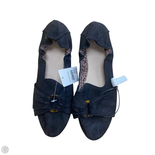 Shoes Flats By Cato In Black, Size: 9