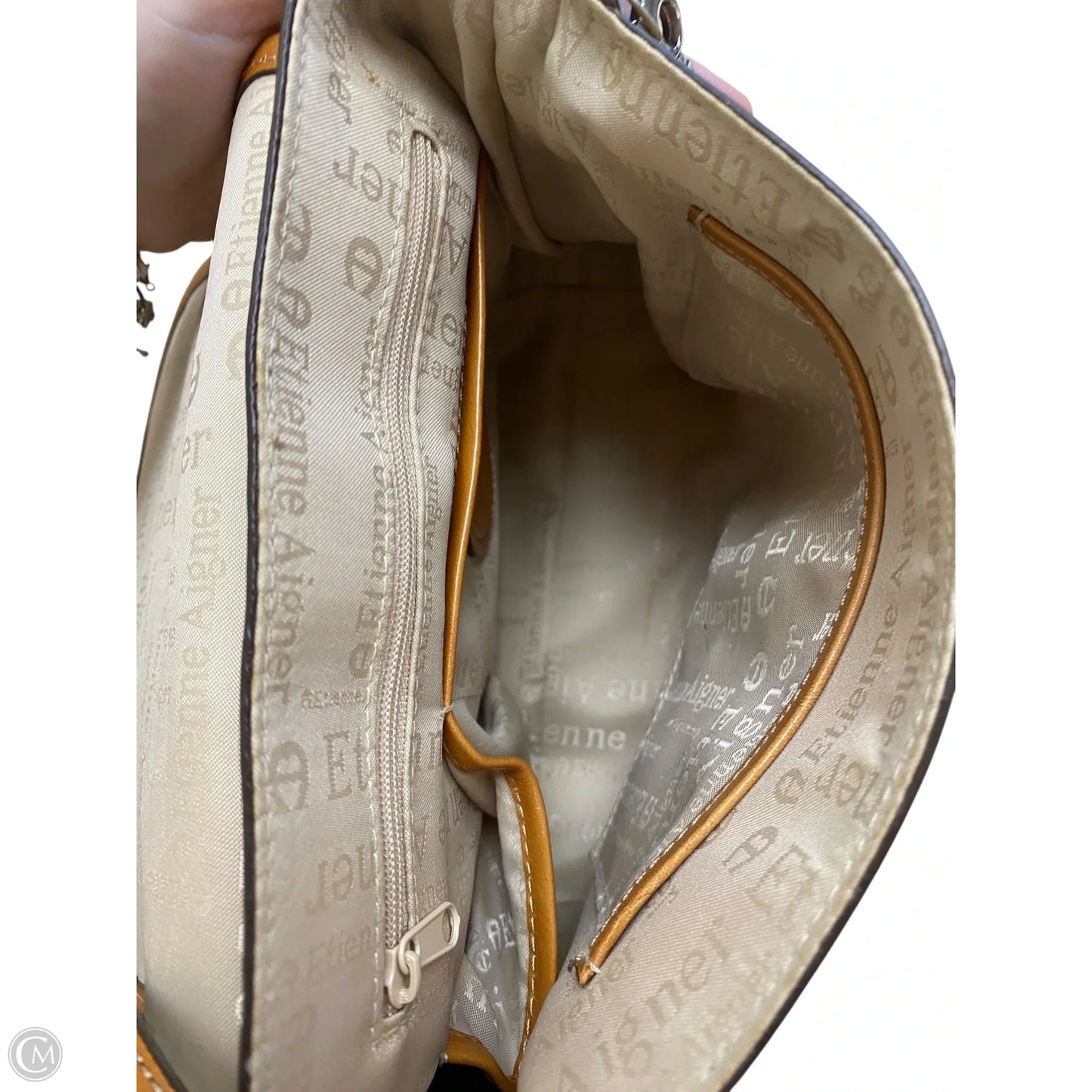 Crossbody Leather By Etienne Aigner, Size: Medium