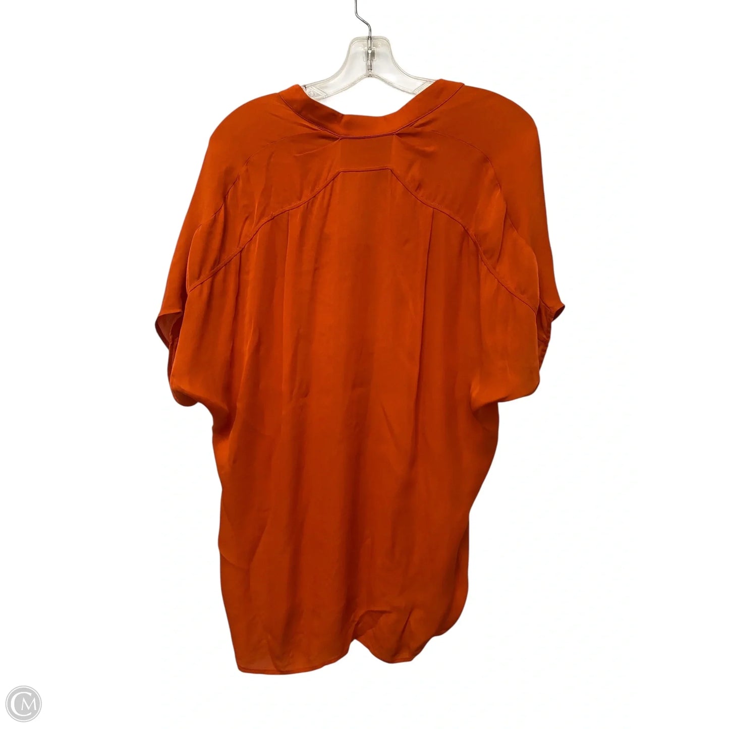 Top Short Sleeve By Vince In Orange, Size: S
