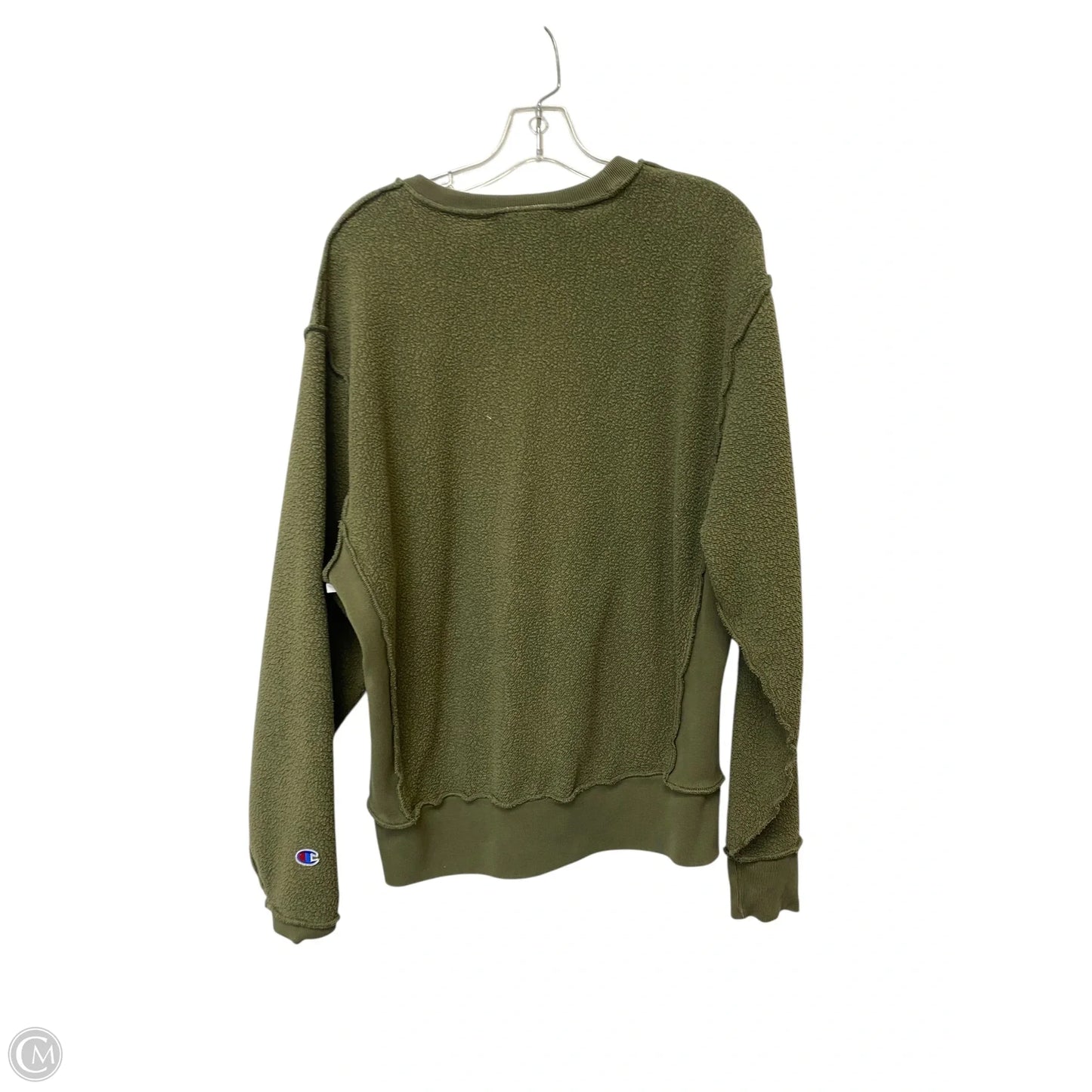 Sweatshirt Crewneck By Champion In Green, Size: M