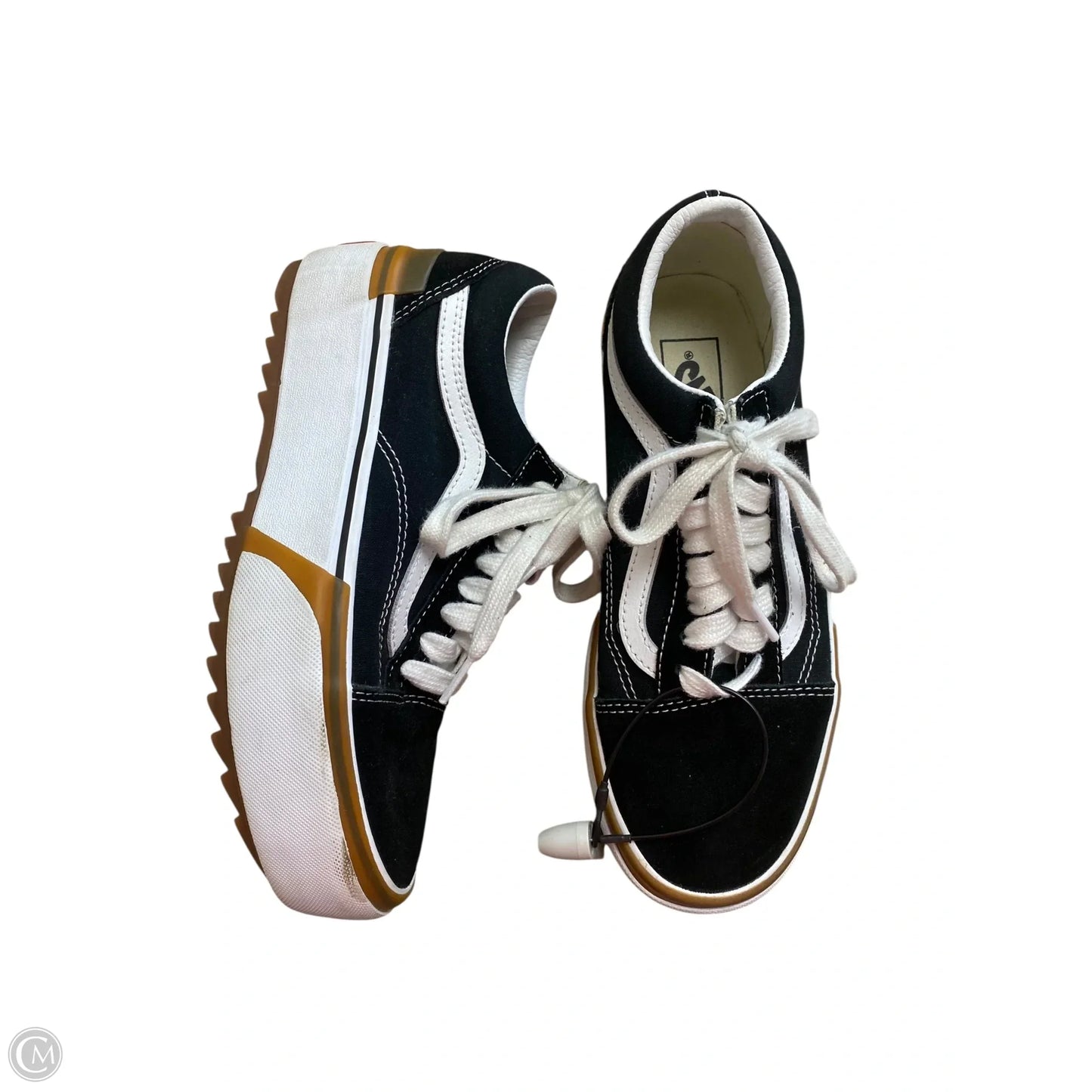 Shoes Heels Platform By Vans In Black, Size: 8