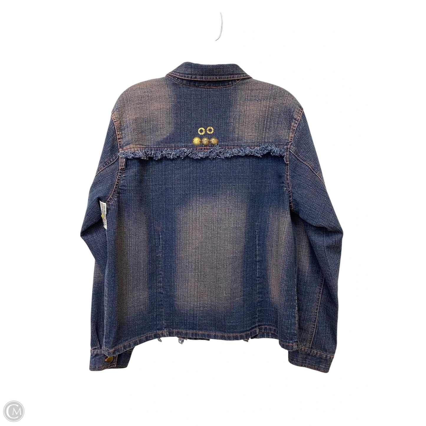 Jacket Denim By Multiples In Blue, Size: L