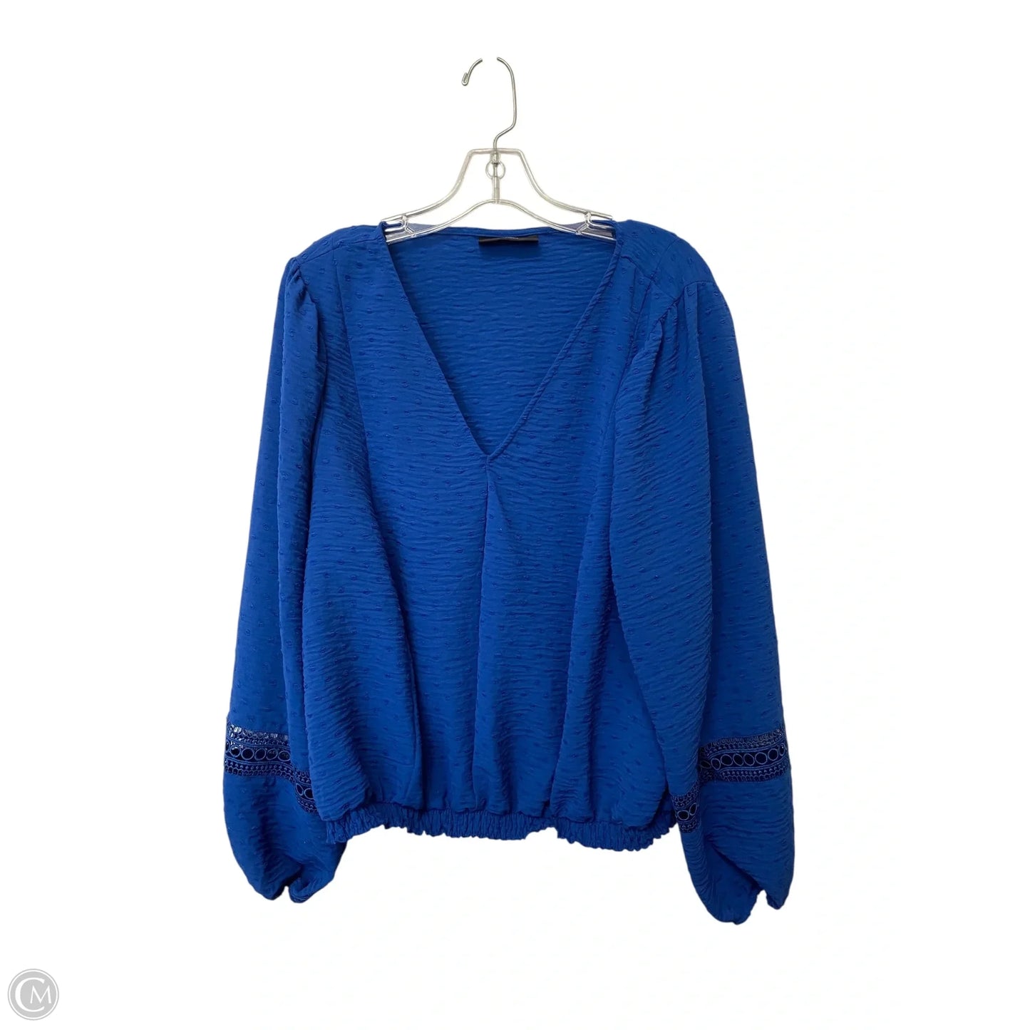 Top Long Sleeve Basic By Lane Bryant In Blue, Size: 18