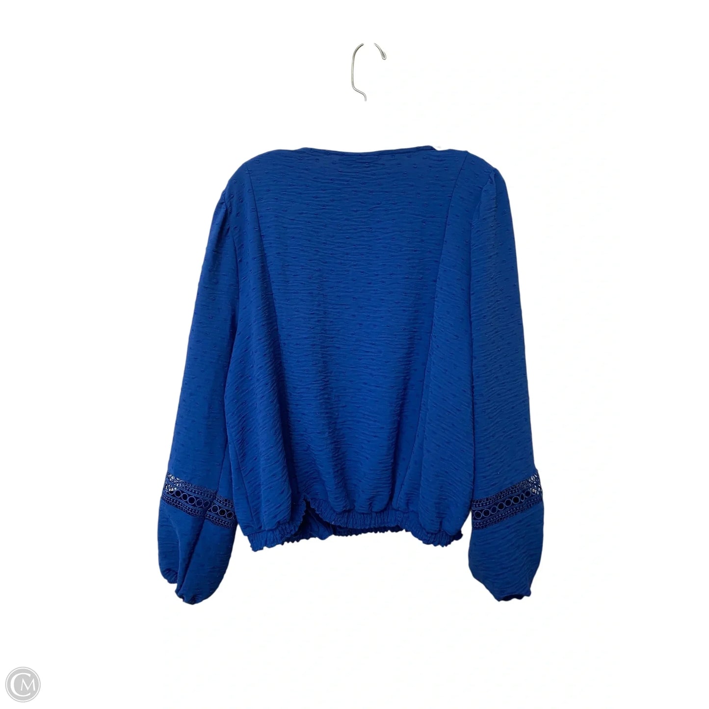 Top Long Sleeve Basic By Lane Bryant In Blue, Size: 18