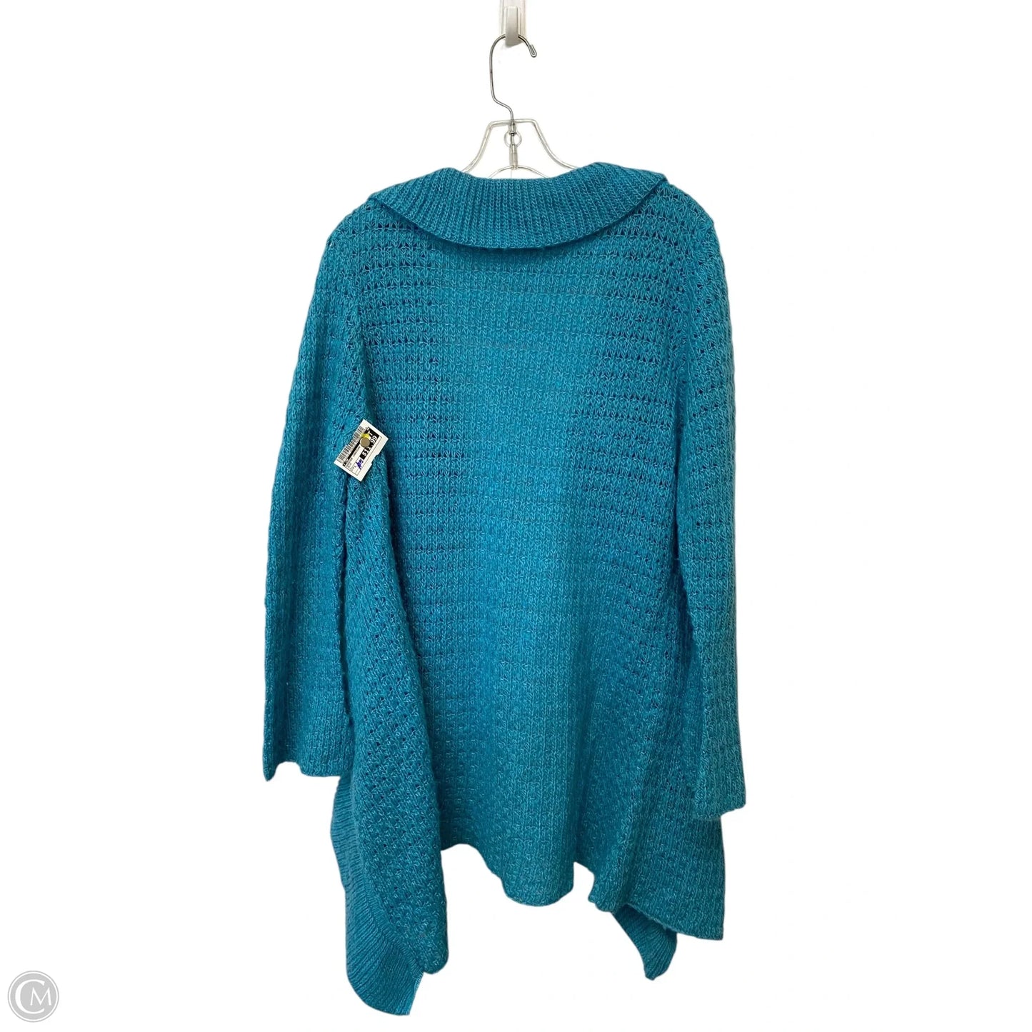 Sweater Cardigan By Cmf In Blue, Size: L