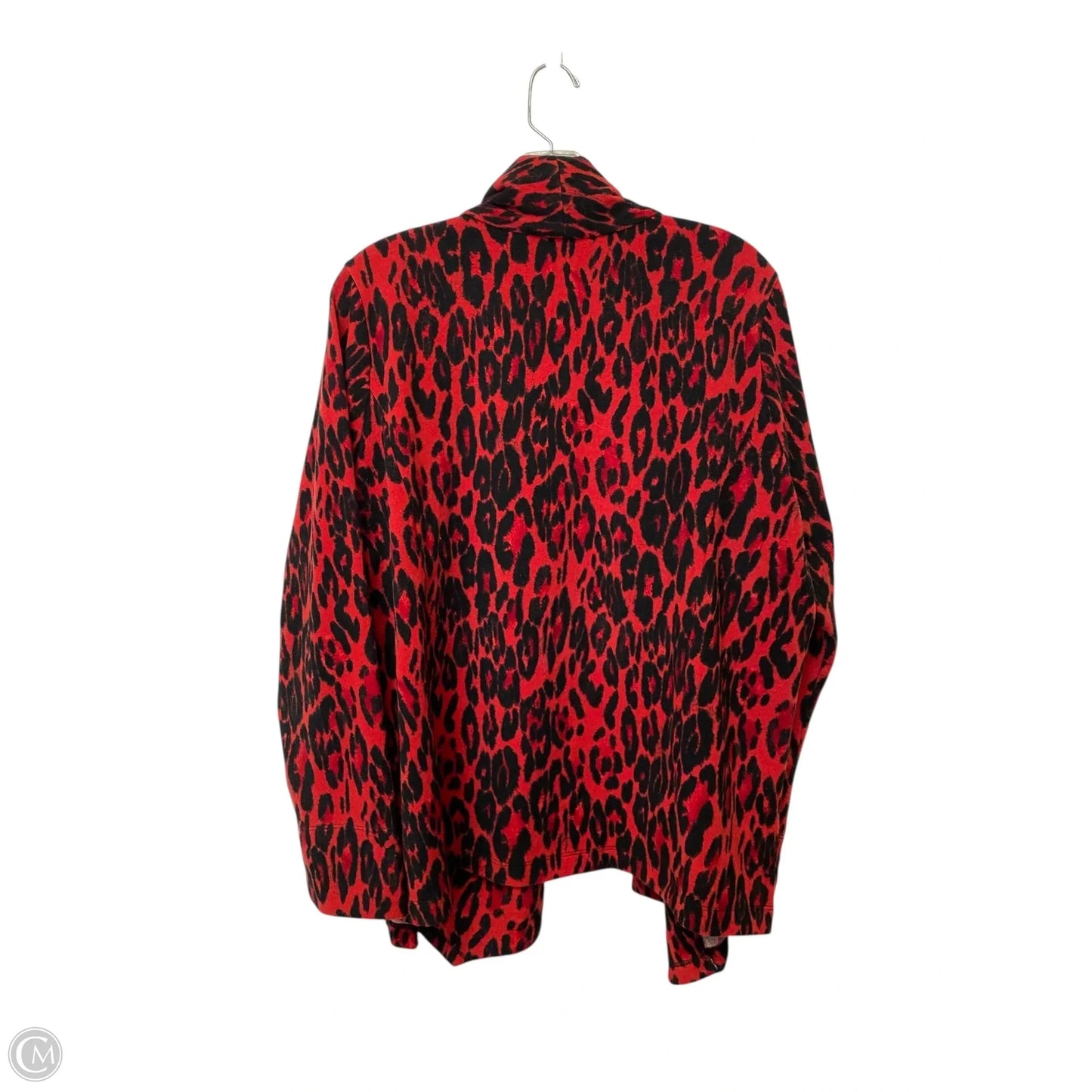 Jacket Fleece By Susan Graver In Animal Print, Size: Xl