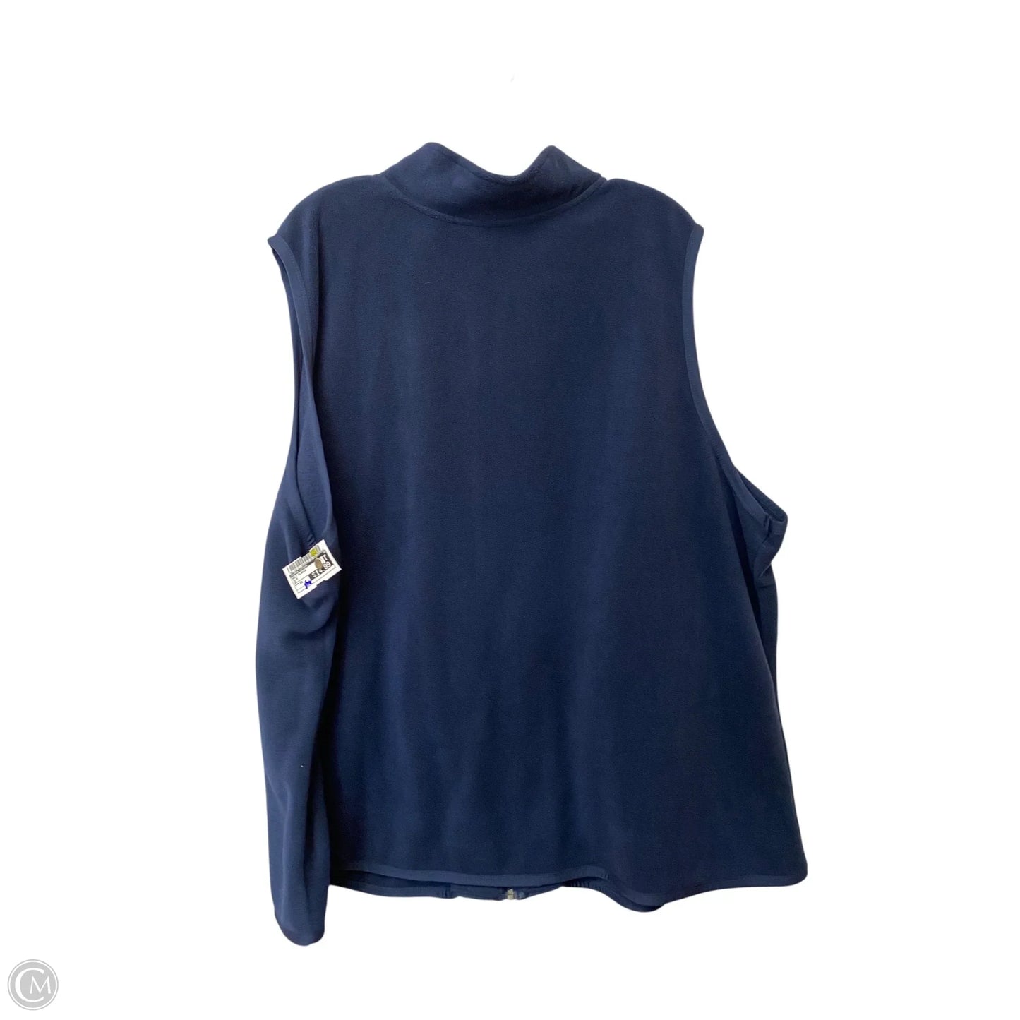 Vest Fleece By Woman Within In Blue, Size: 3x