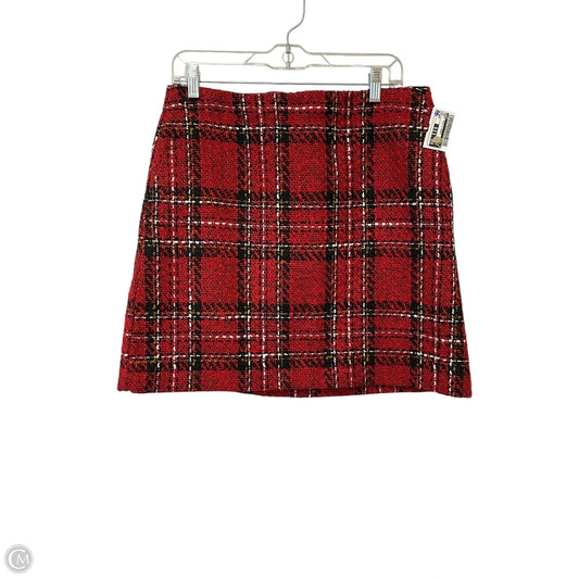 Skirt Mini & Short By Loft In Red, Size: 10