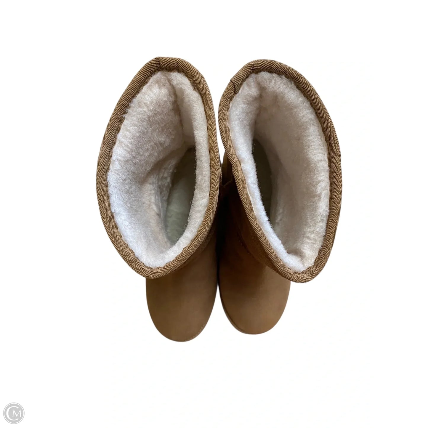 Boots Designer By Ugg In Brown, Size: 6.5