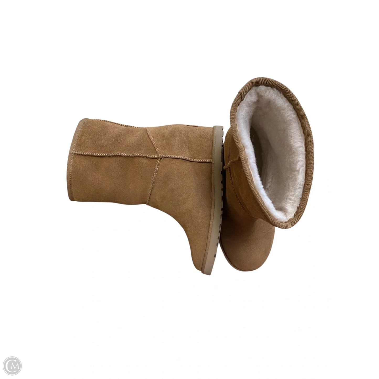 Boots Designer By Ugg In Brown, Size: 6.5
