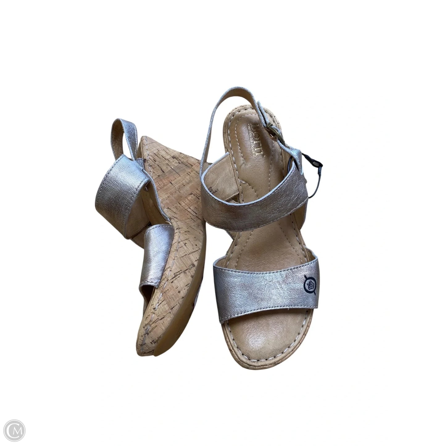 Shoes Heels Wedge By Born In Gold, Size: 6
