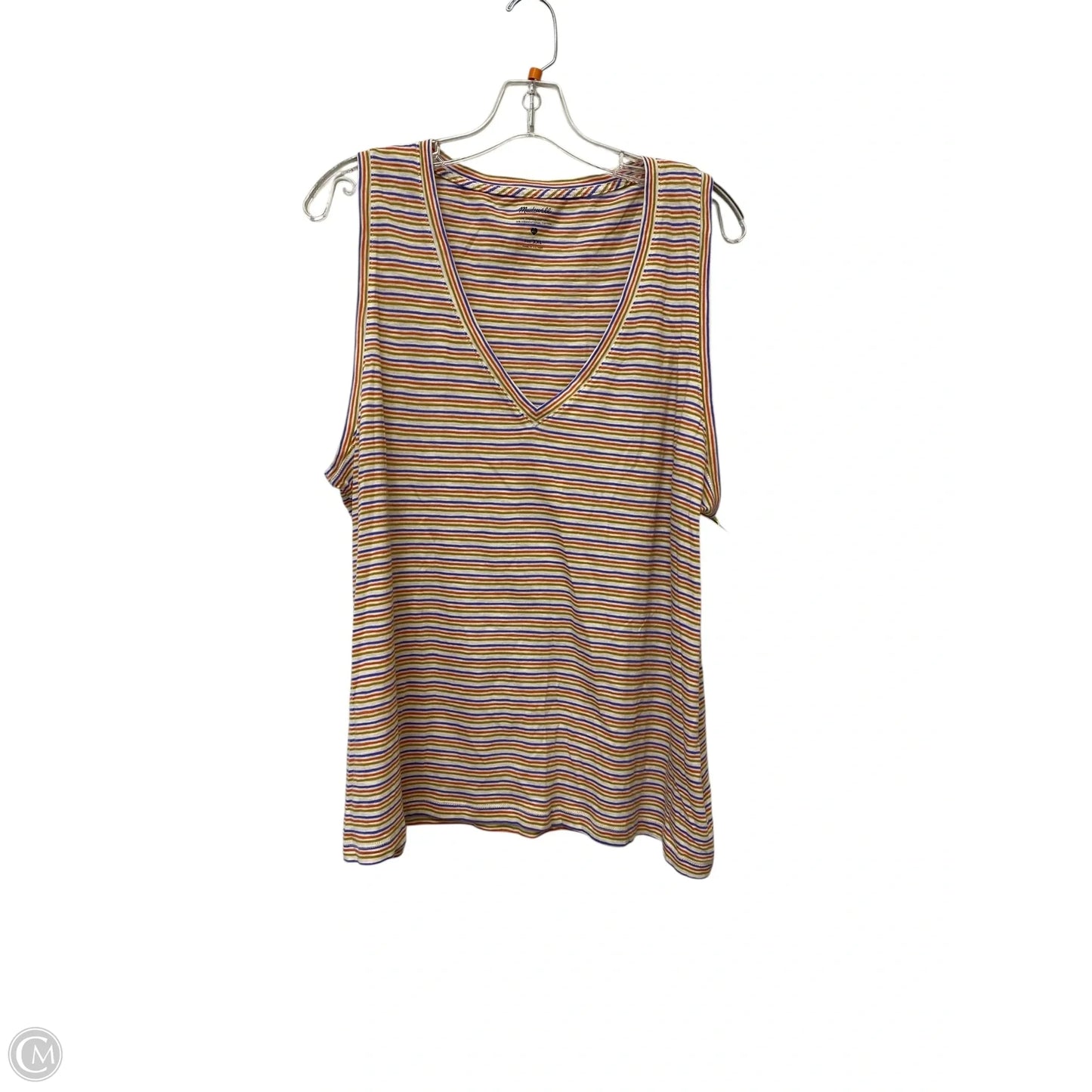 Tank Top By Madewell In Striped Pattern, Size: Xxl