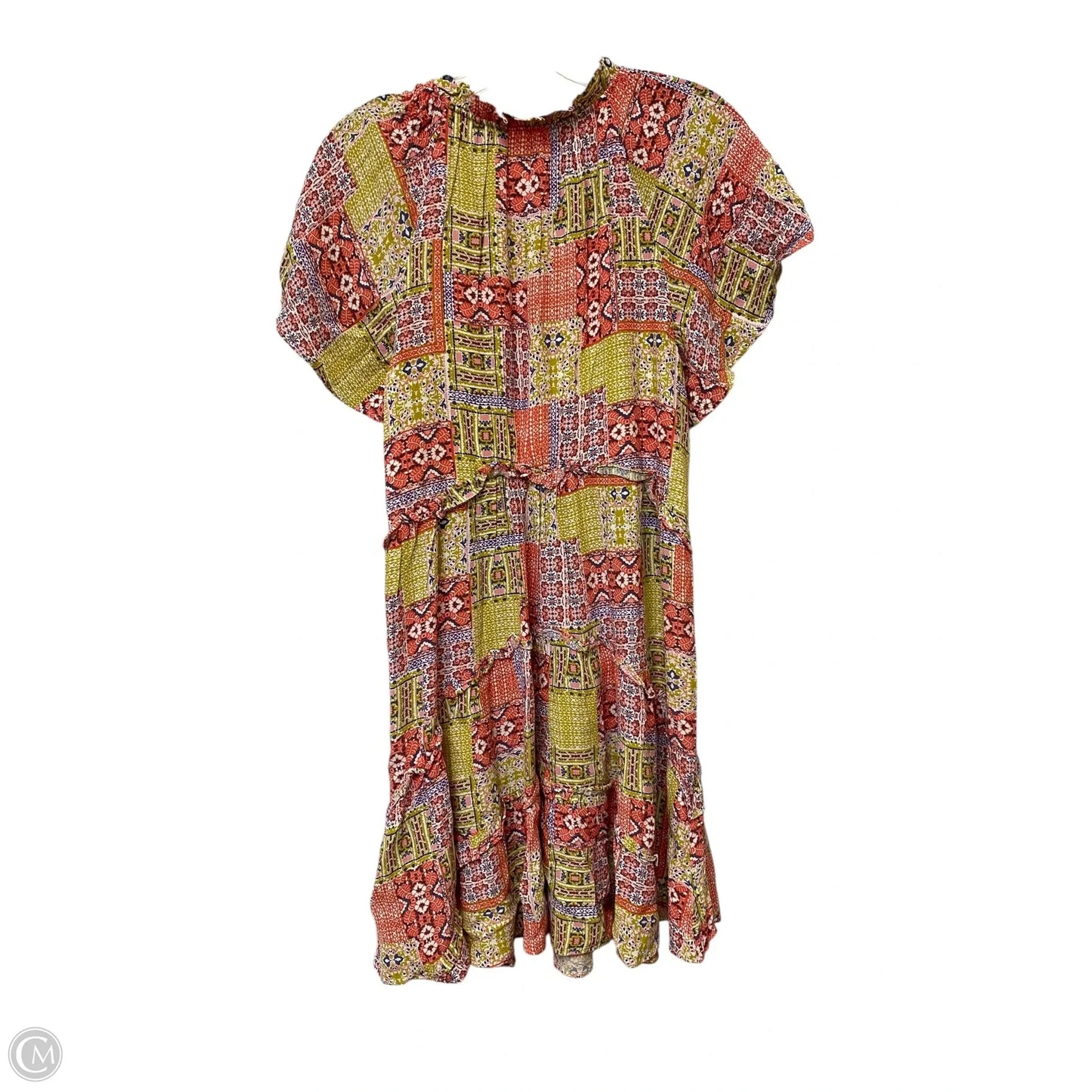 Dress Casual Midi By Anthropologie In Multi-colored, Size: S