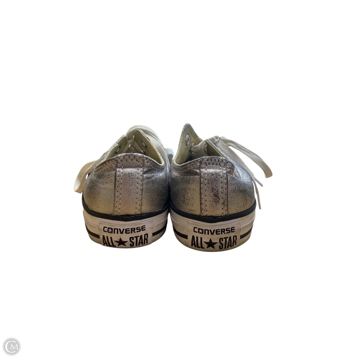 Shoes Flats By Converse In Silver, Size: 8