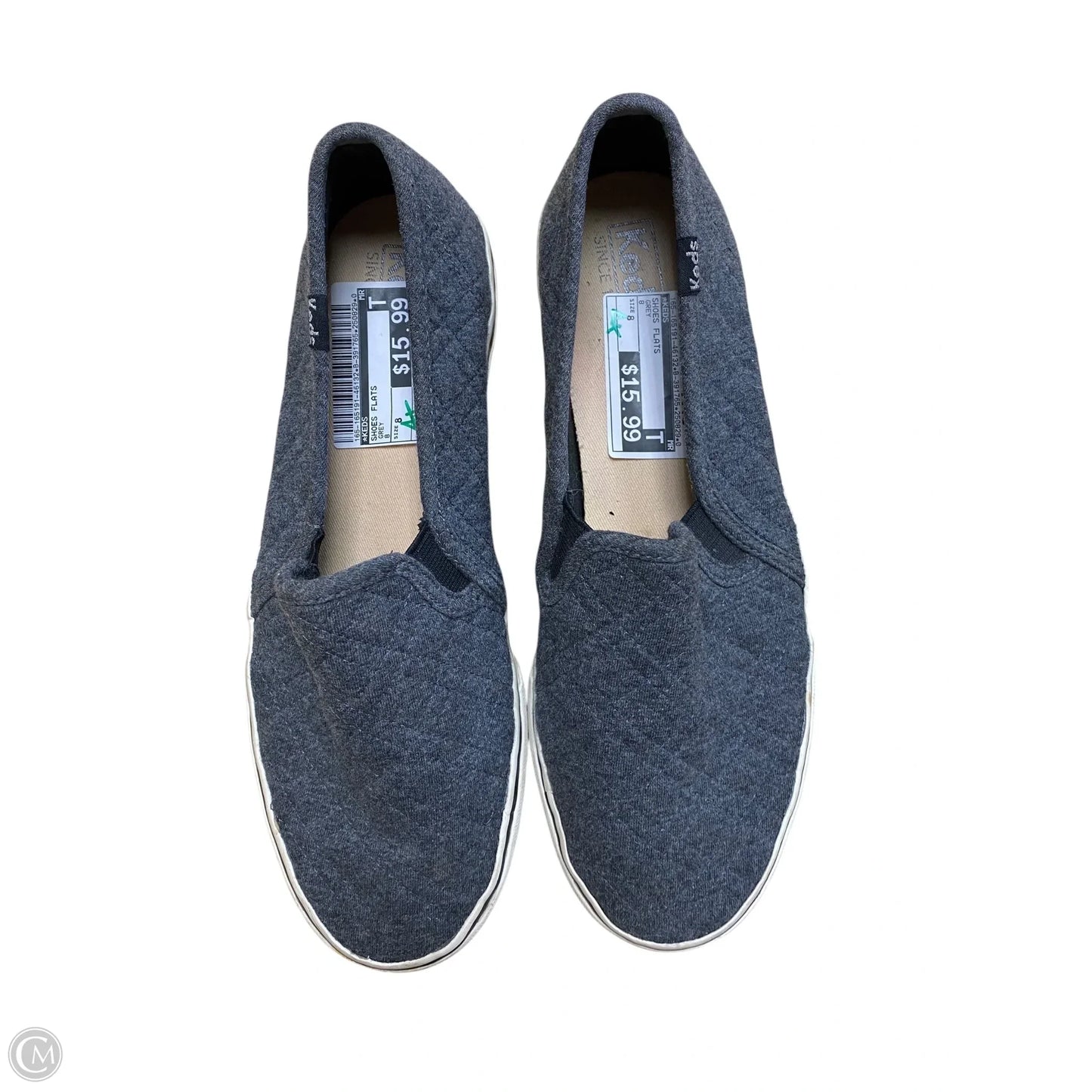 Shoes Flats By Keds In Grey, Size: 8