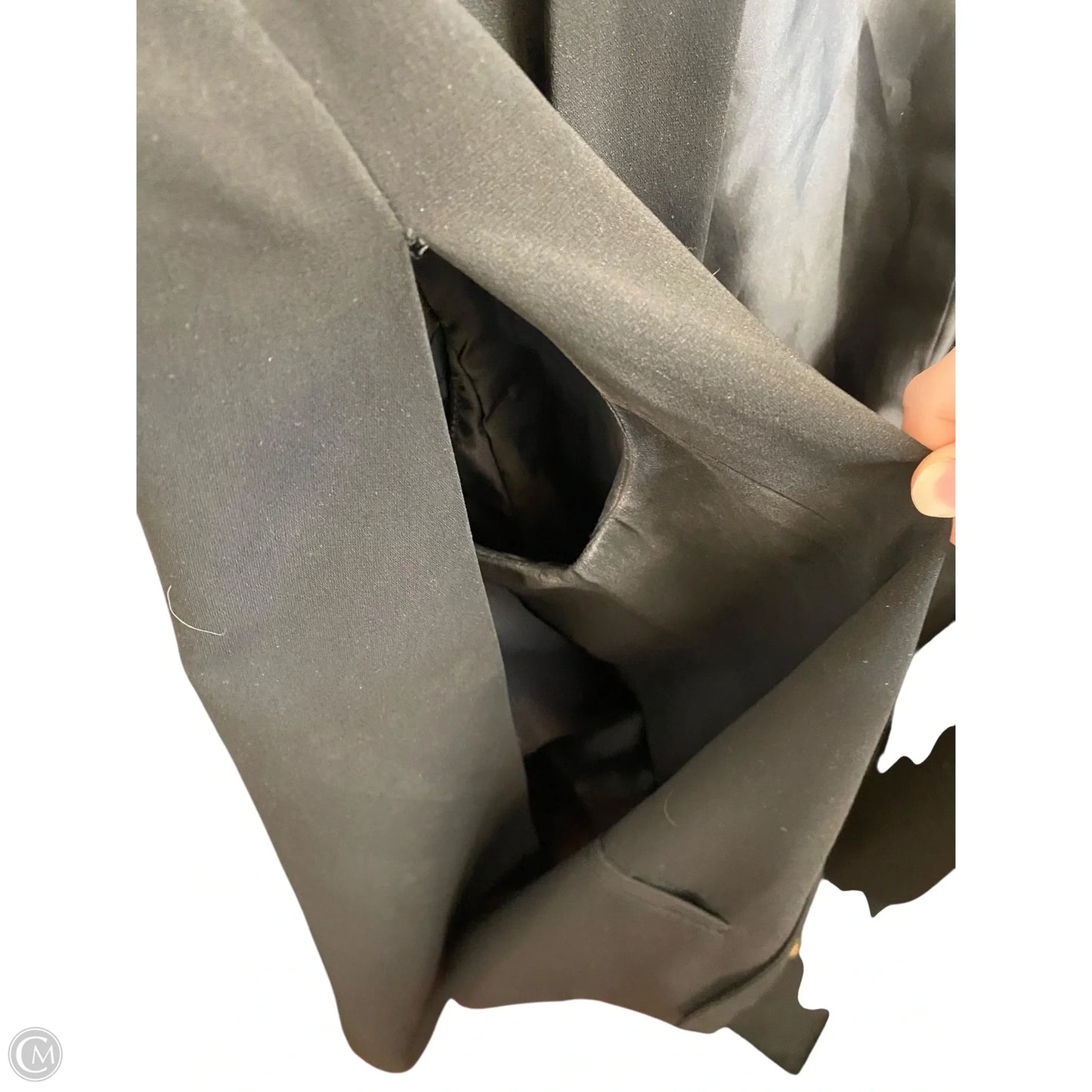 Blazer By Clothes Mentor In Black, Size: L