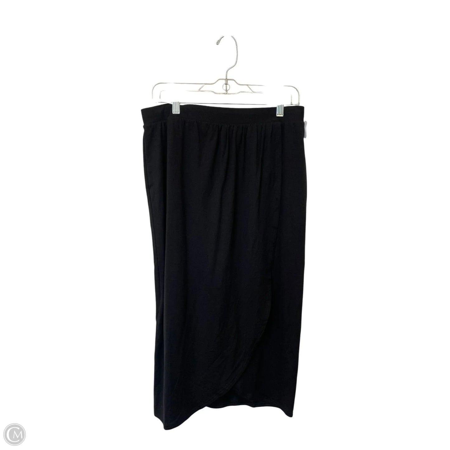 Skirt Maxi By Garnet Hill In Black, Size: L