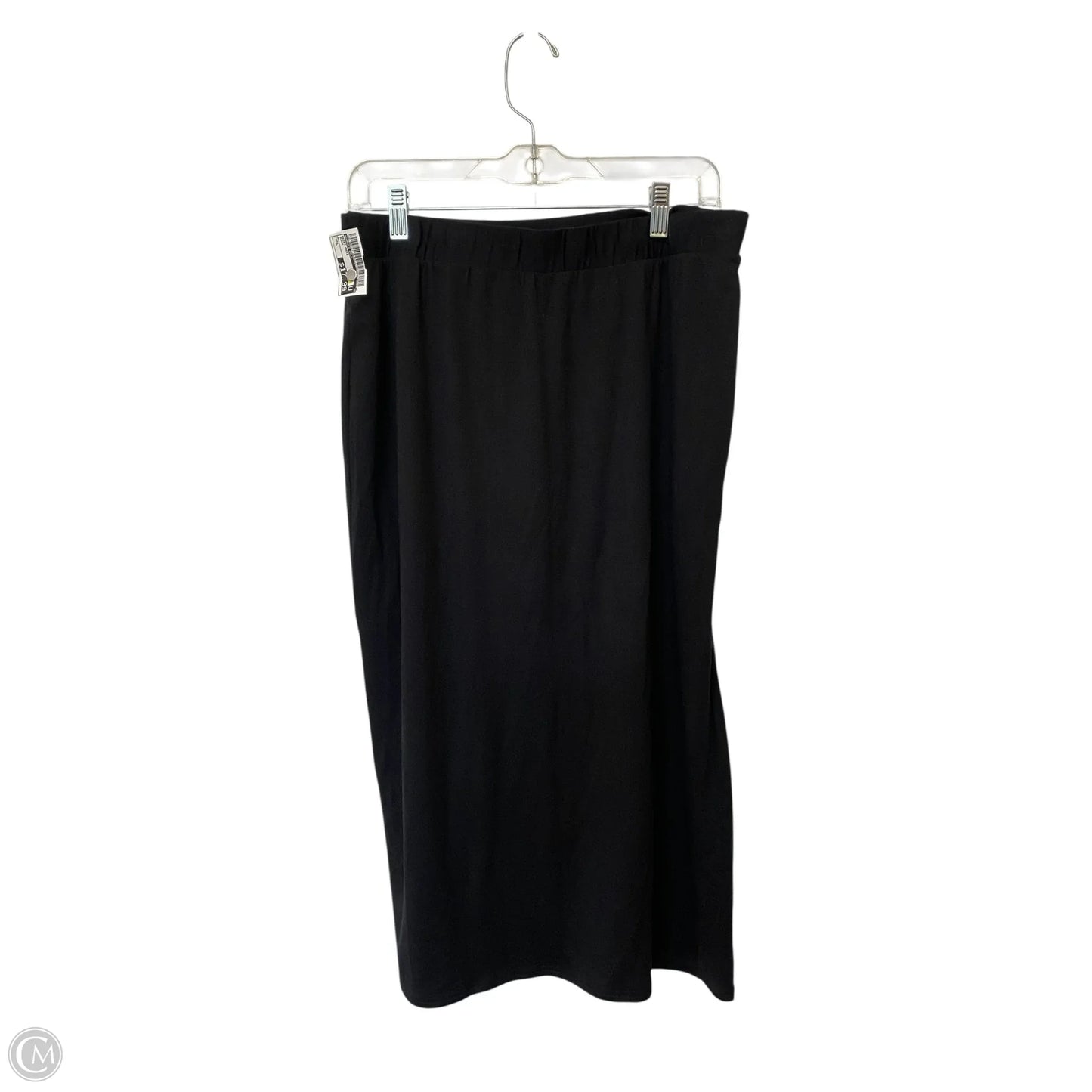 Skirt Maxi By Garnet Hill In Black, Size: L