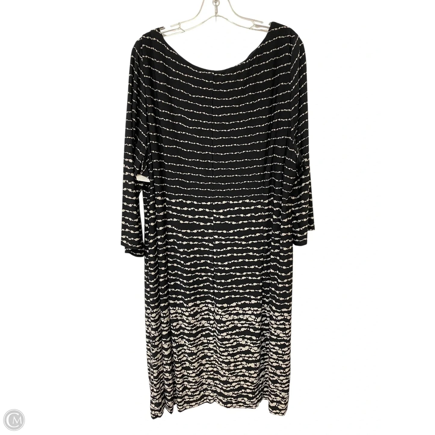 Dress Casual Midi By Taylor In Black, Size: 20