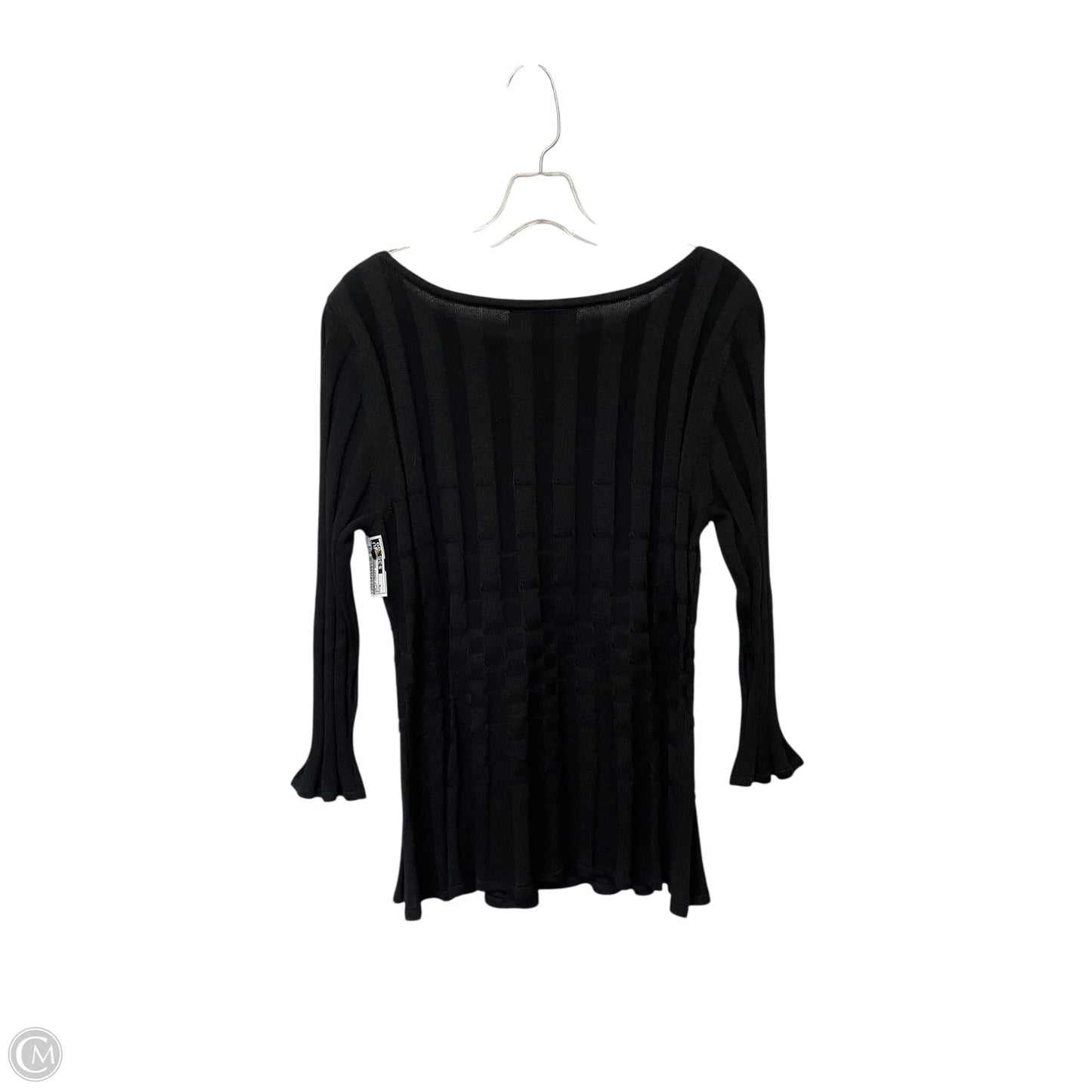 Top Long Sleeve Luxury Designer By St John Collection In Black, Size: M