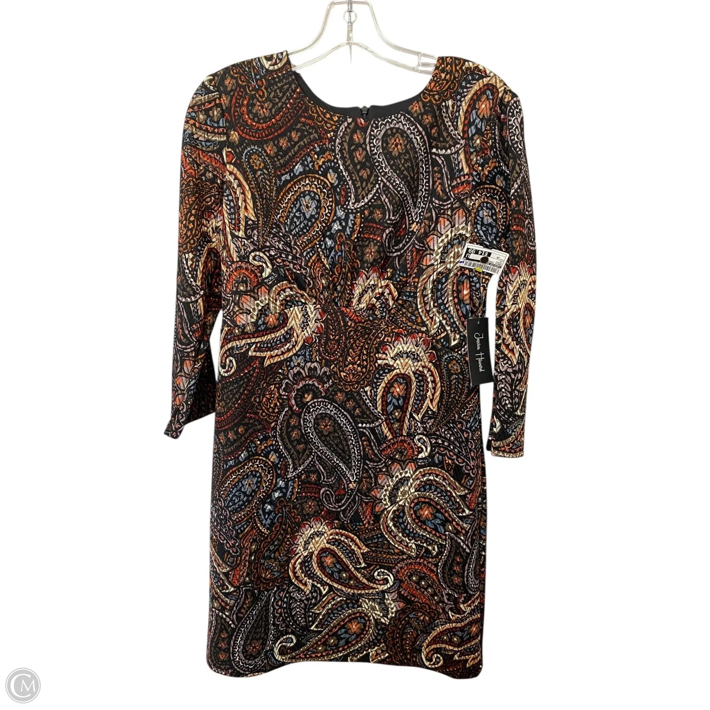 Dress Casual Midi By Jessica Howard In Brown, Size: 10