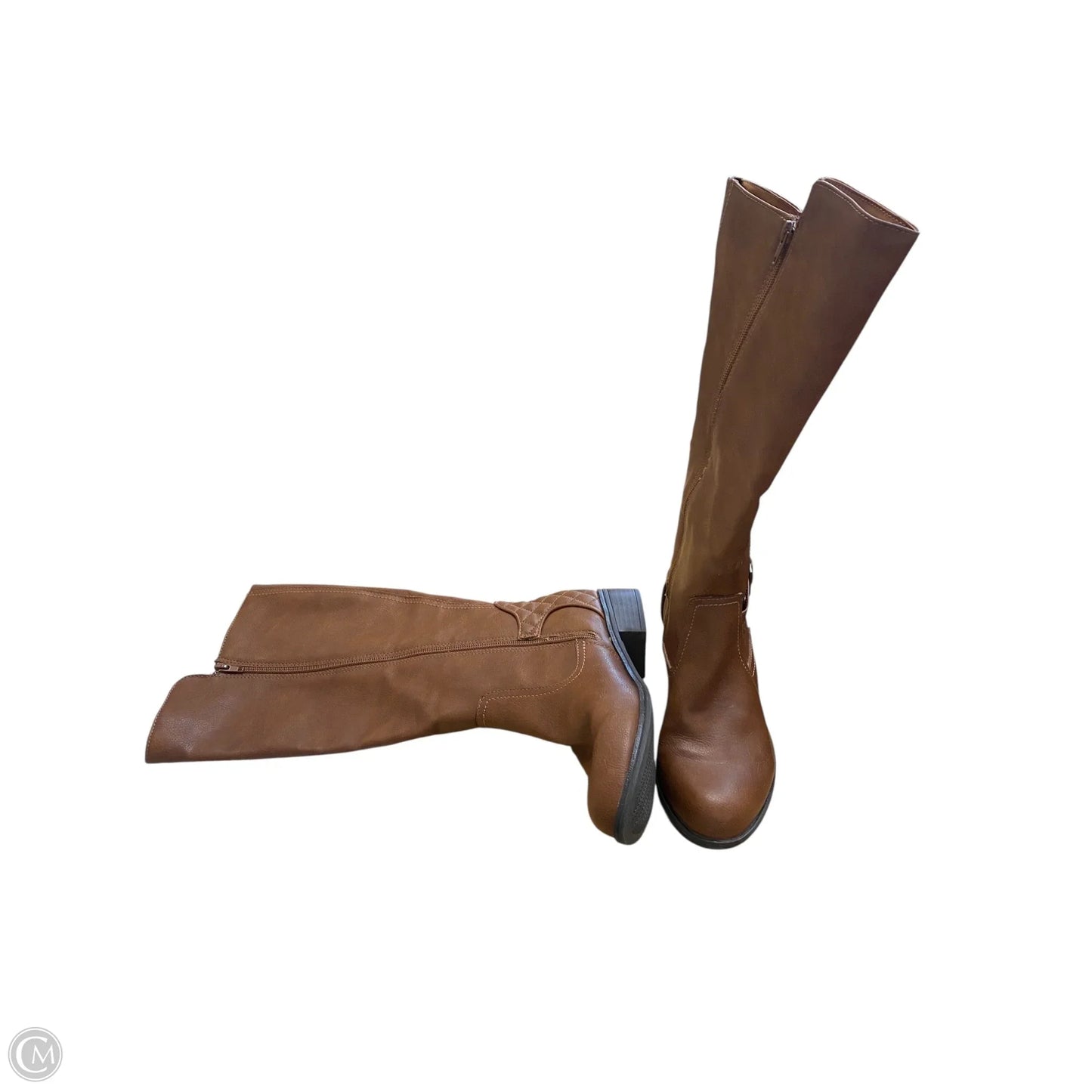 Boots Mid-calf Heels By Arizona In Brown, Size: 8