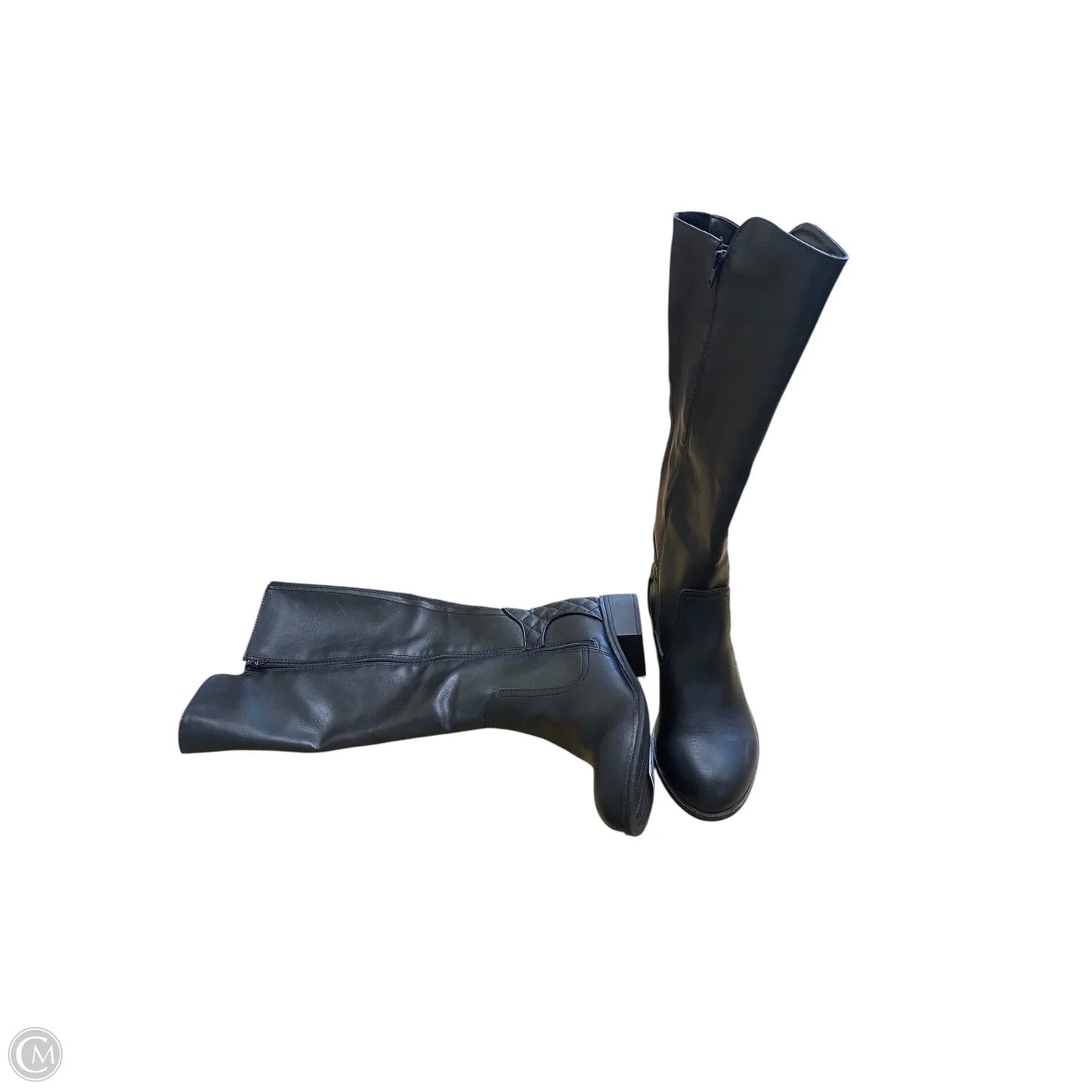 Boots Mid-calf Heels By Arizona In Black, Size: 8