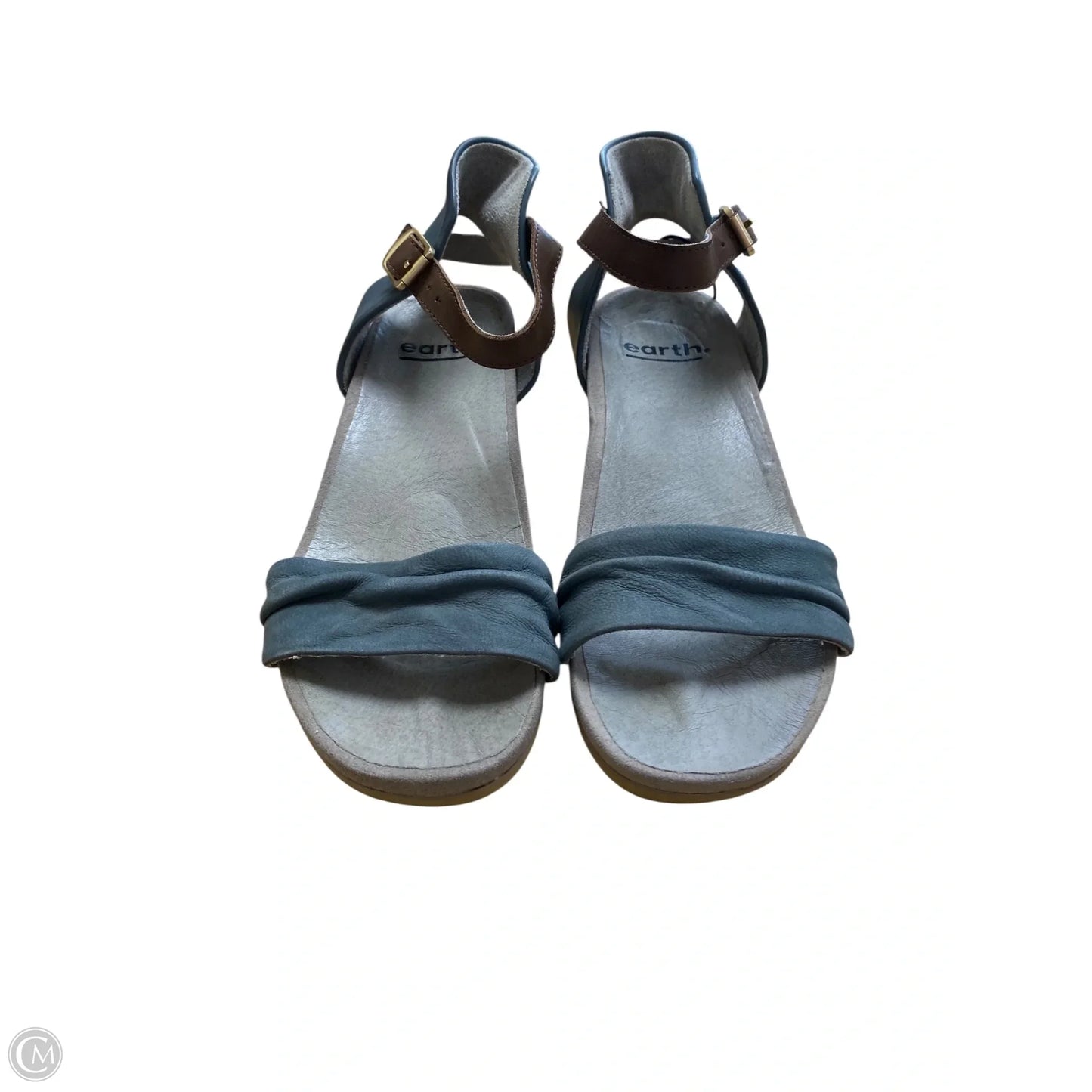Shoes Heels Block By Earth In Blue, Size: 6.5