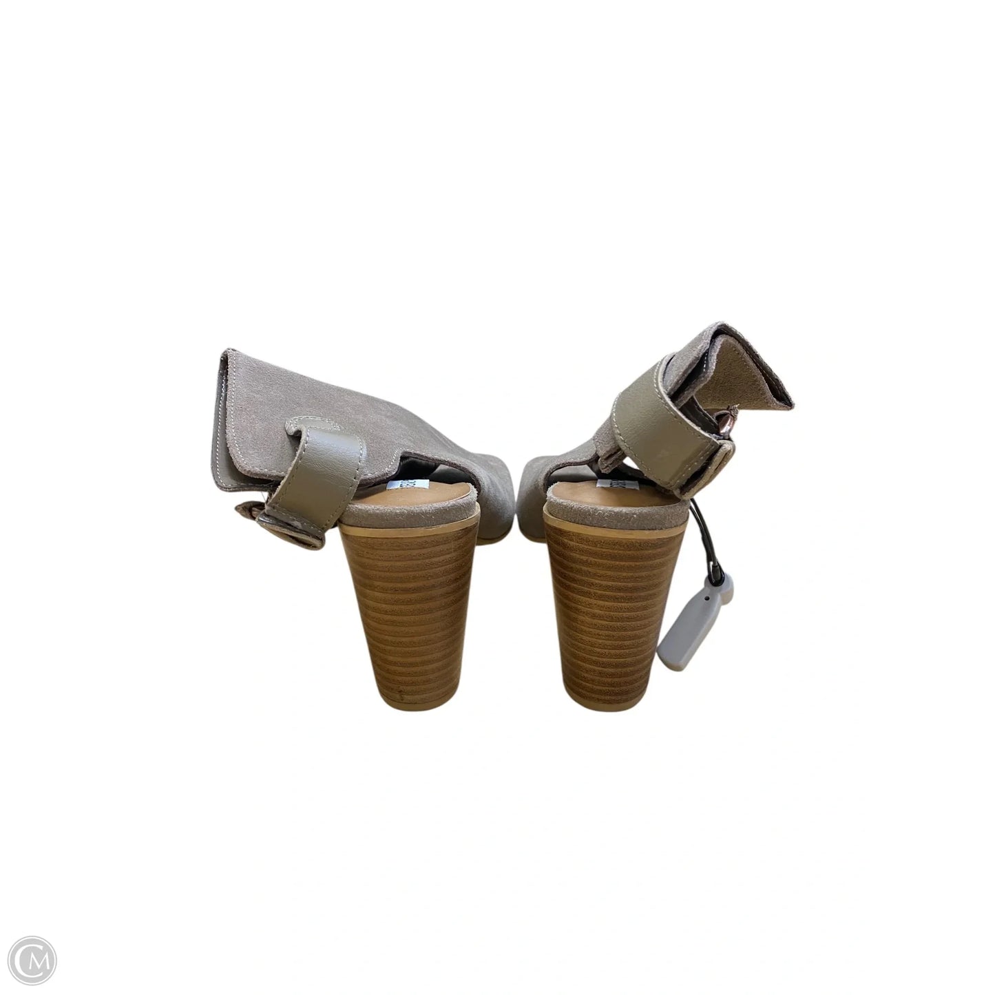 Shoes Heels Block By Steve Madden In Grey, Size: 8.5