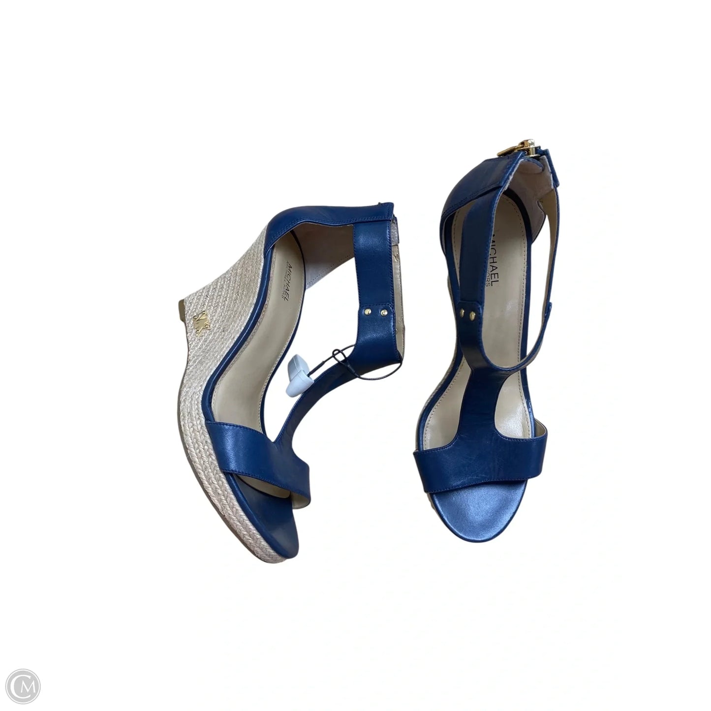 Shoes Heels Wedge By Michael By Michael Kors In Blue, Size: 8.5