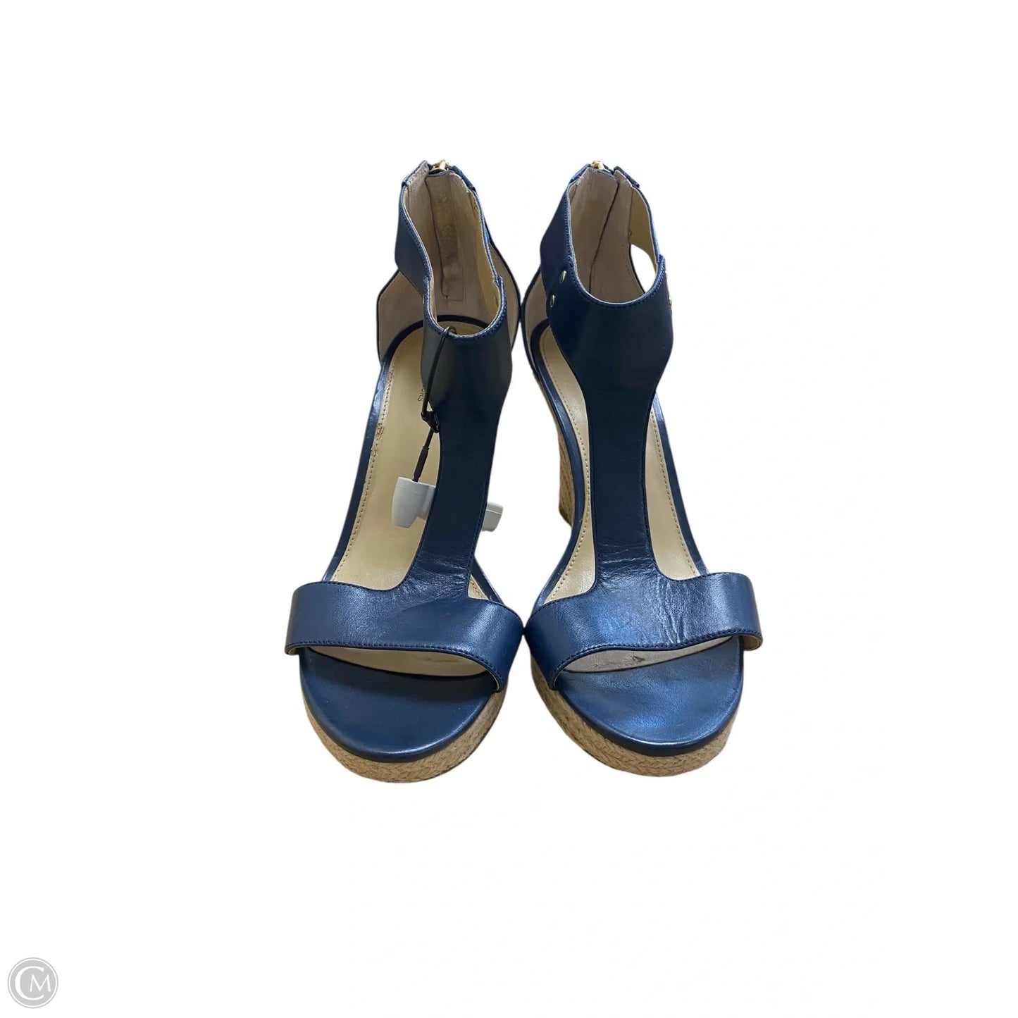 Shoes Heels Wedge By Michael By Michael Kors In Blue, Size: 8.5