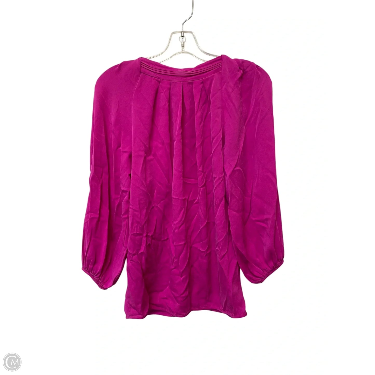 Top Long Sleeve Designer By Diane Von Furstenberg In Pink, Size: 6