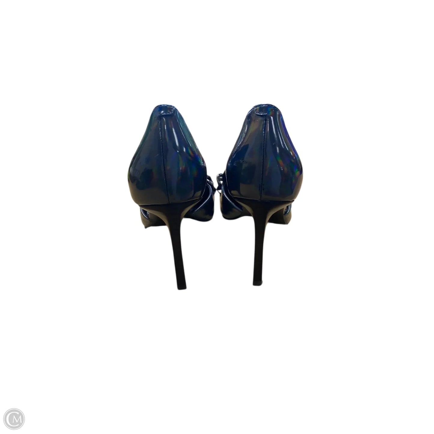 Shoes Designer By Karl Lagerfeld In Blue, Size: 9