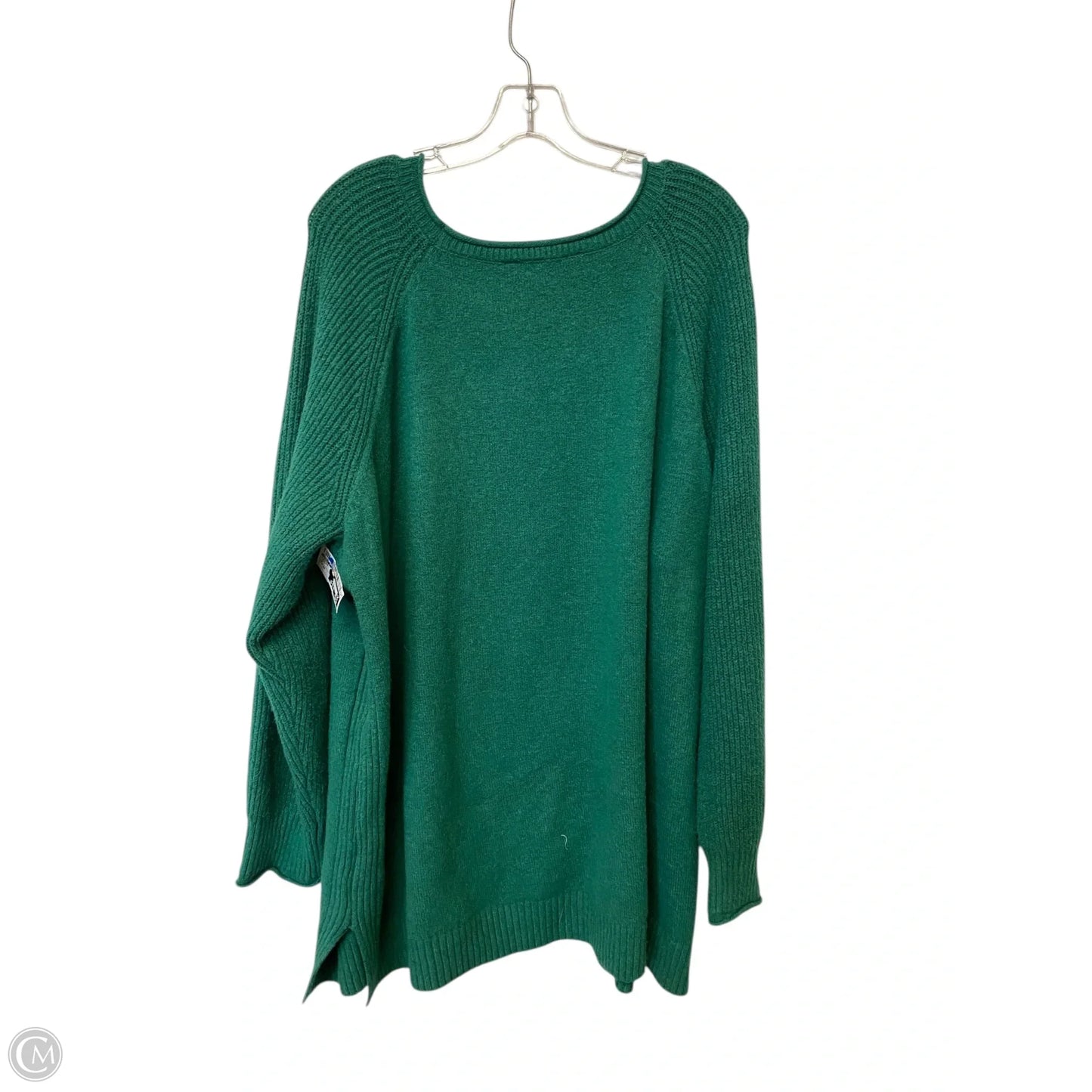 Sweater By Terra & Sky In Green, Size: 3x
