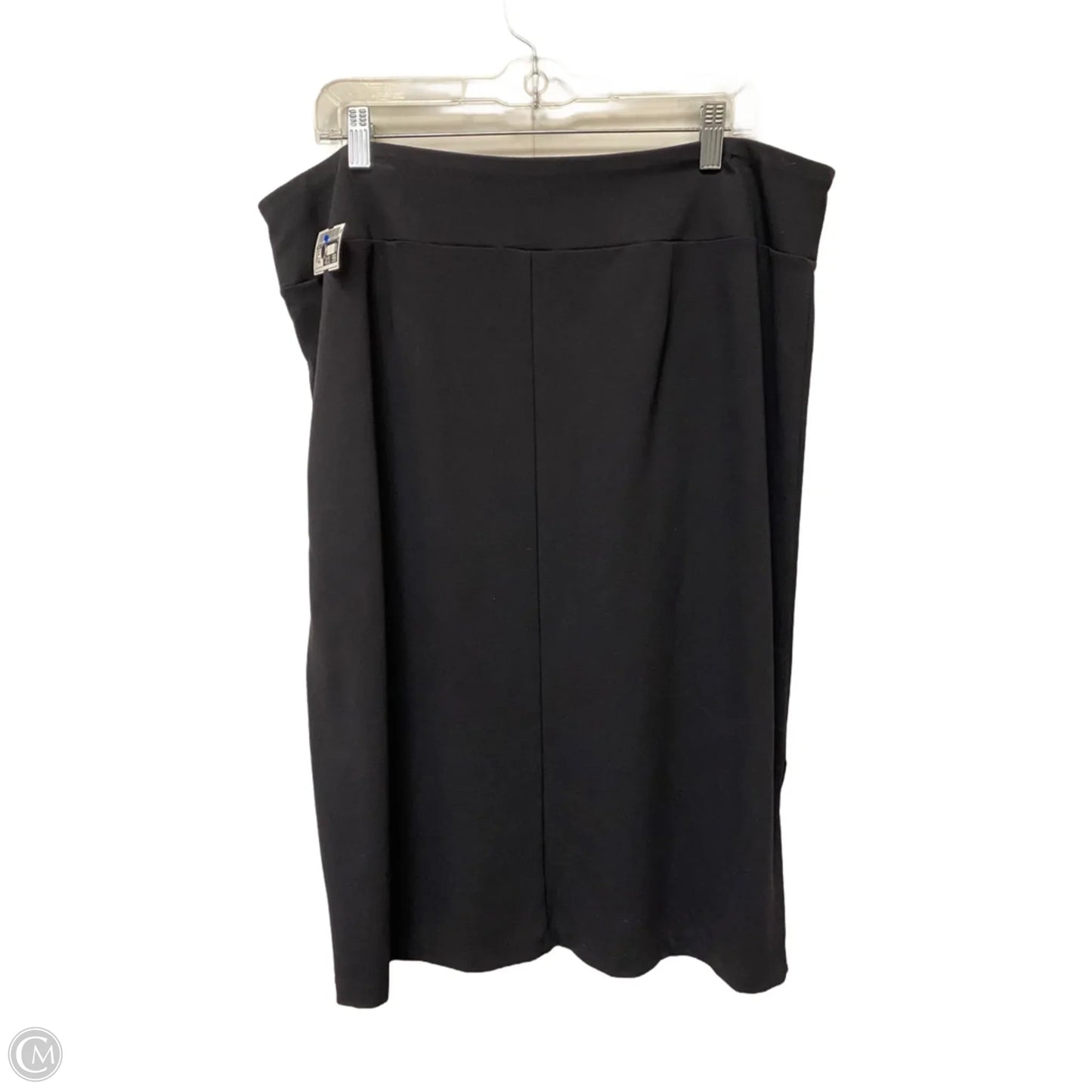 Skirt Midi By Nine West In Black, Size: Xxl