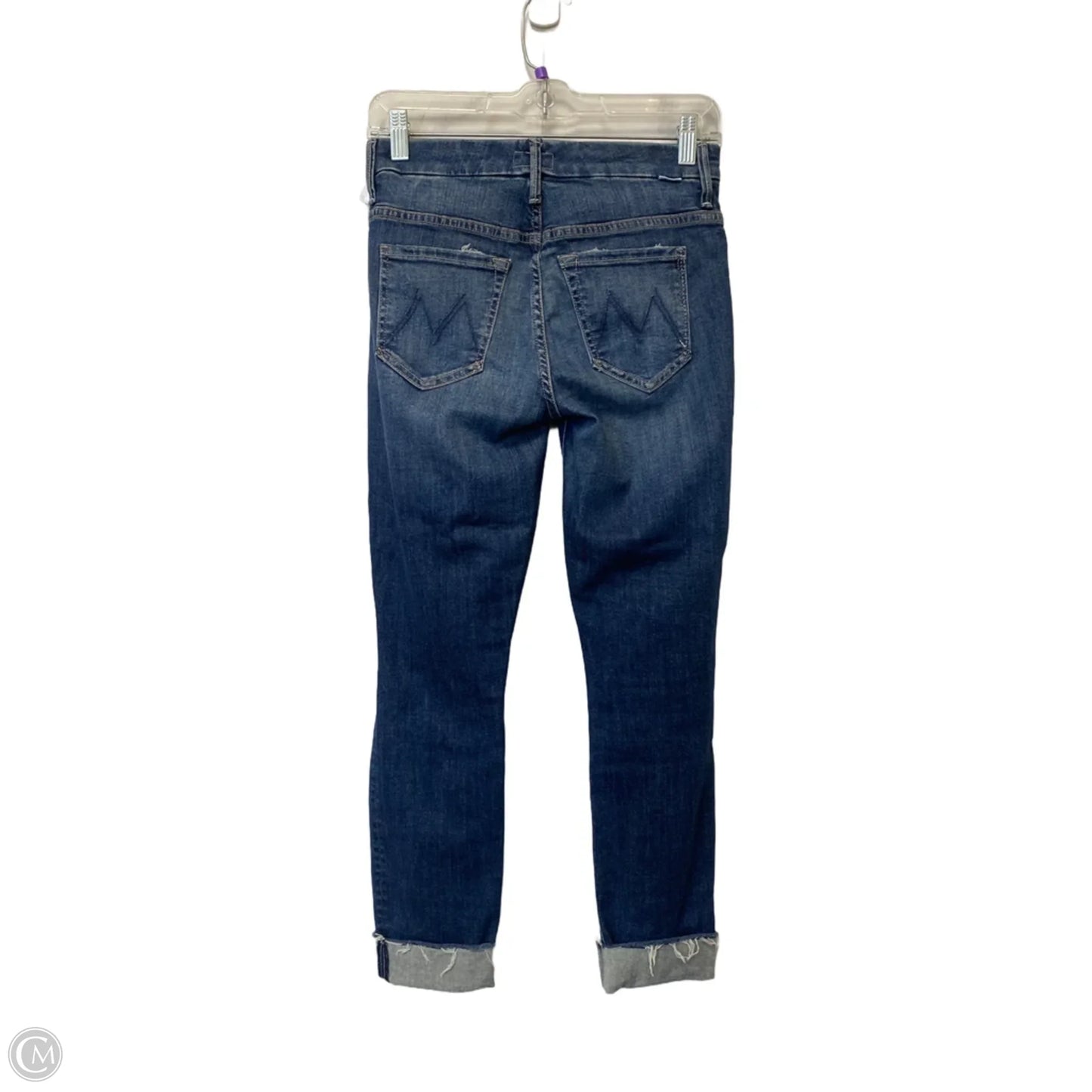 Jeans Skinny By Mother In Blue Denim, Size: 0