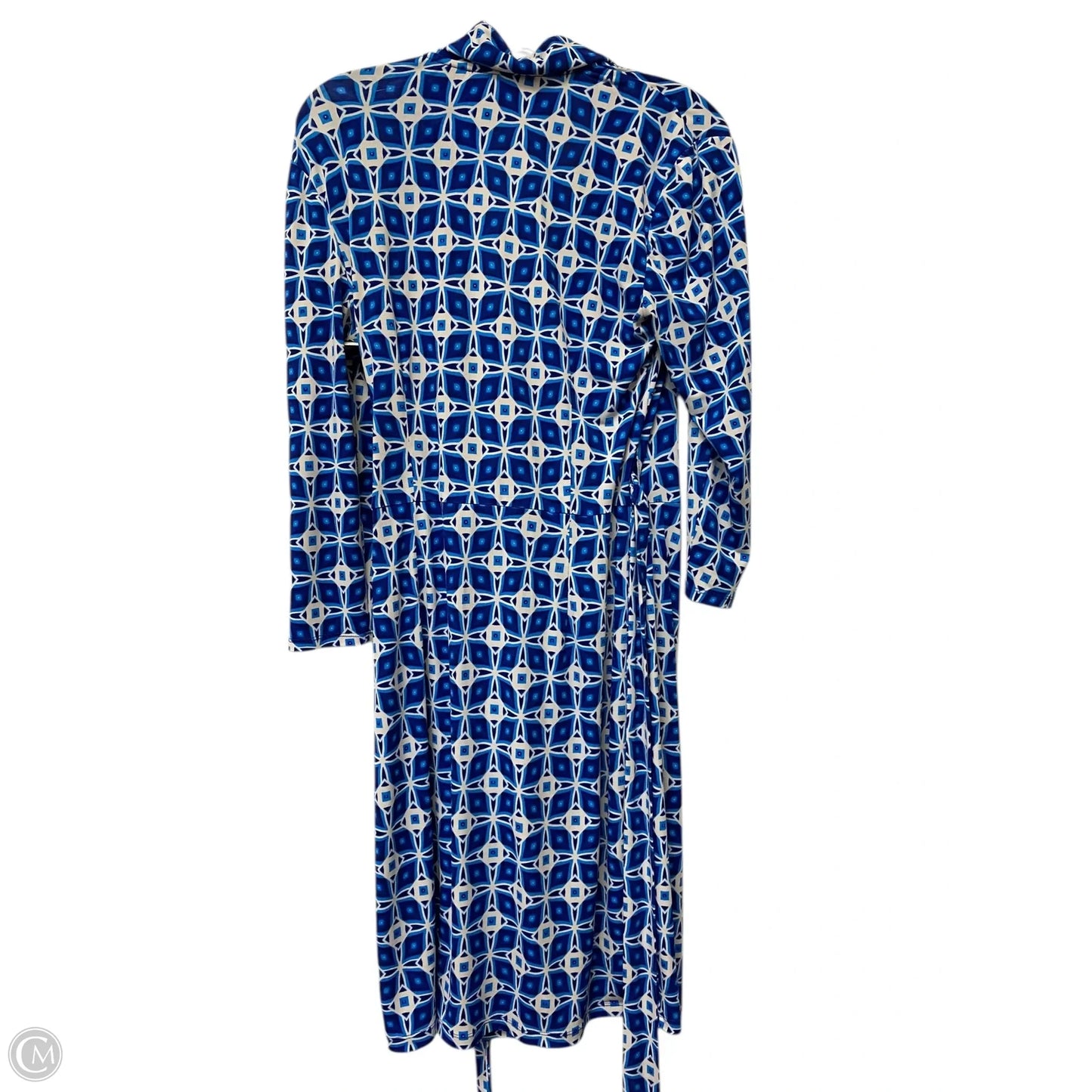 Dress Casual Midi By Maggy London In Blue, Size: 10