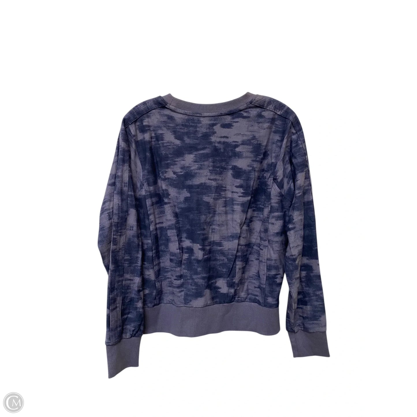 Athletic Top Long Sleeve Collar By Athleta In Purple, Size: M