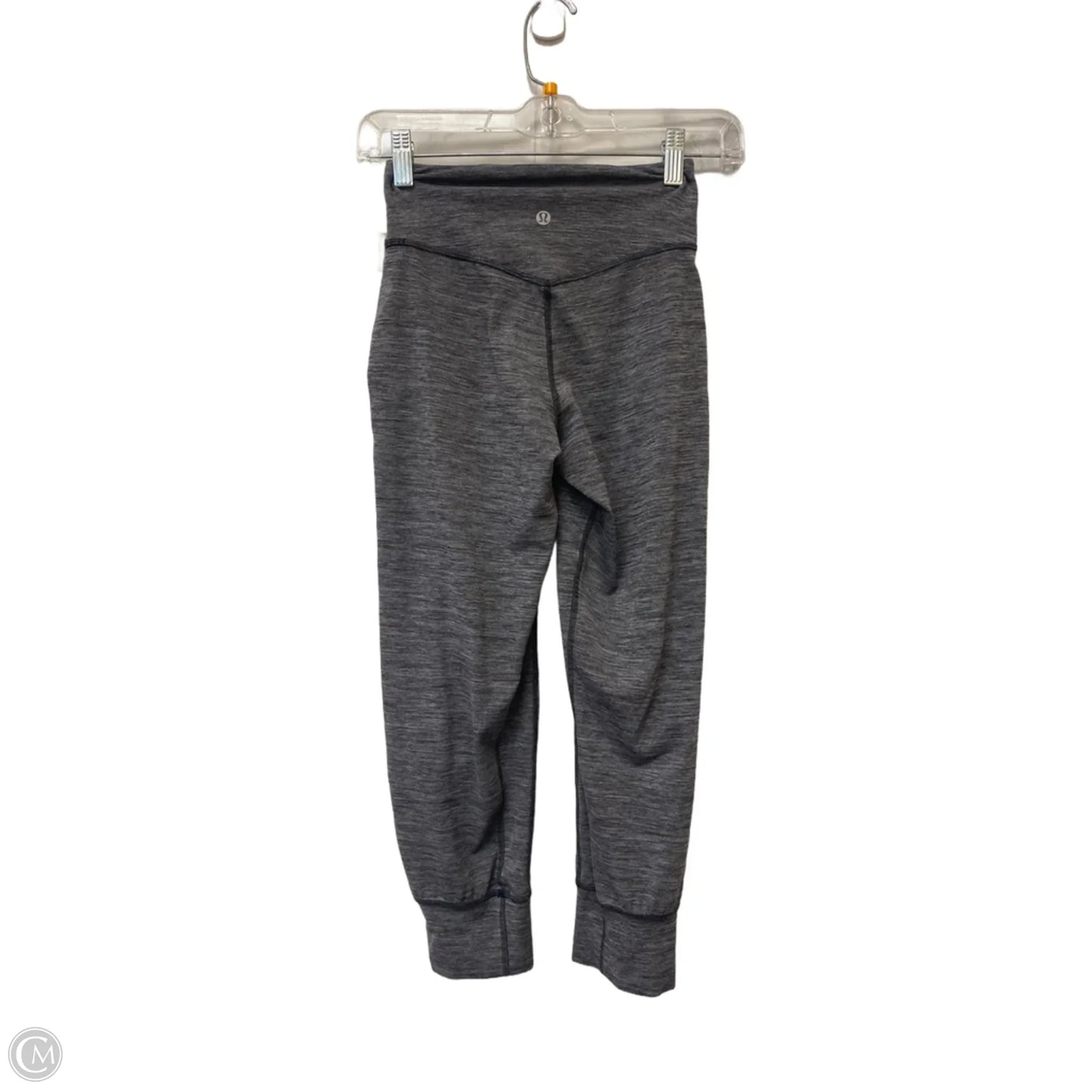 Athletic Leggings By Lululemon In Grey, Size: 0