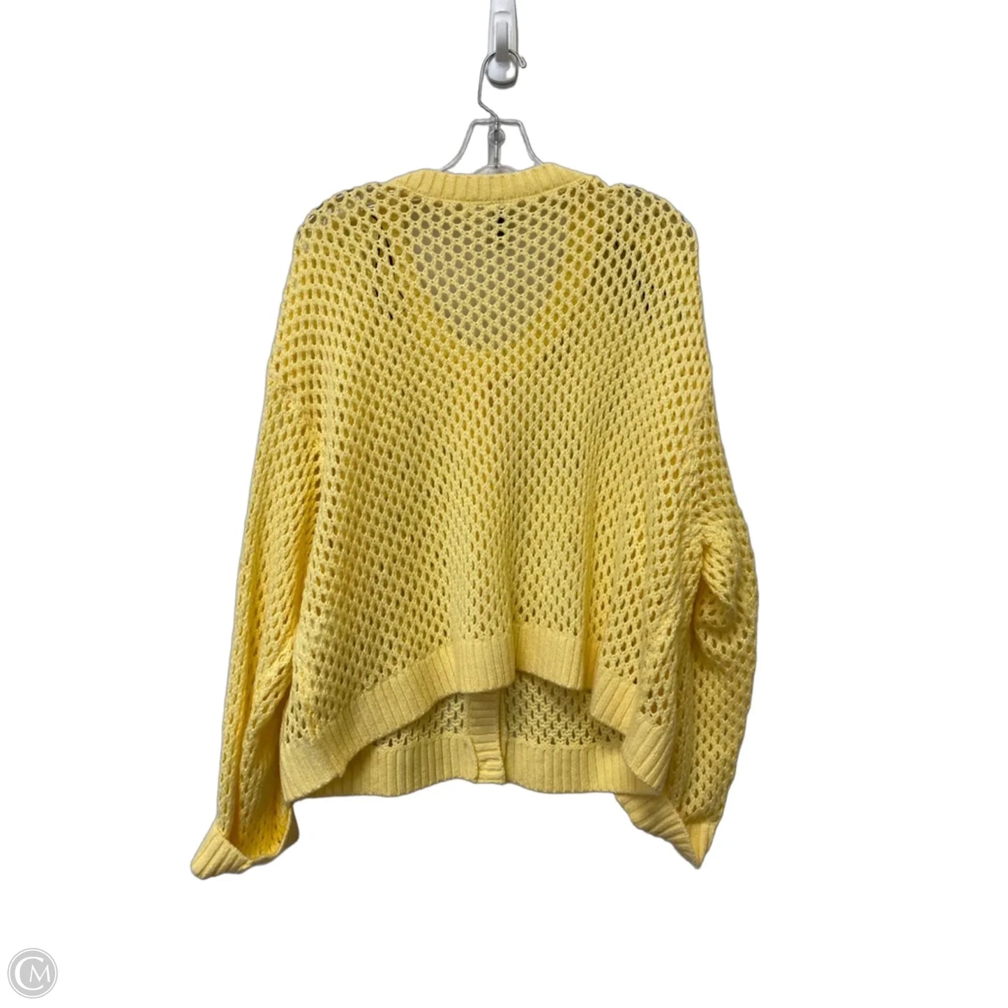 Cardigan By Divided In Yellow, Size: Xxl