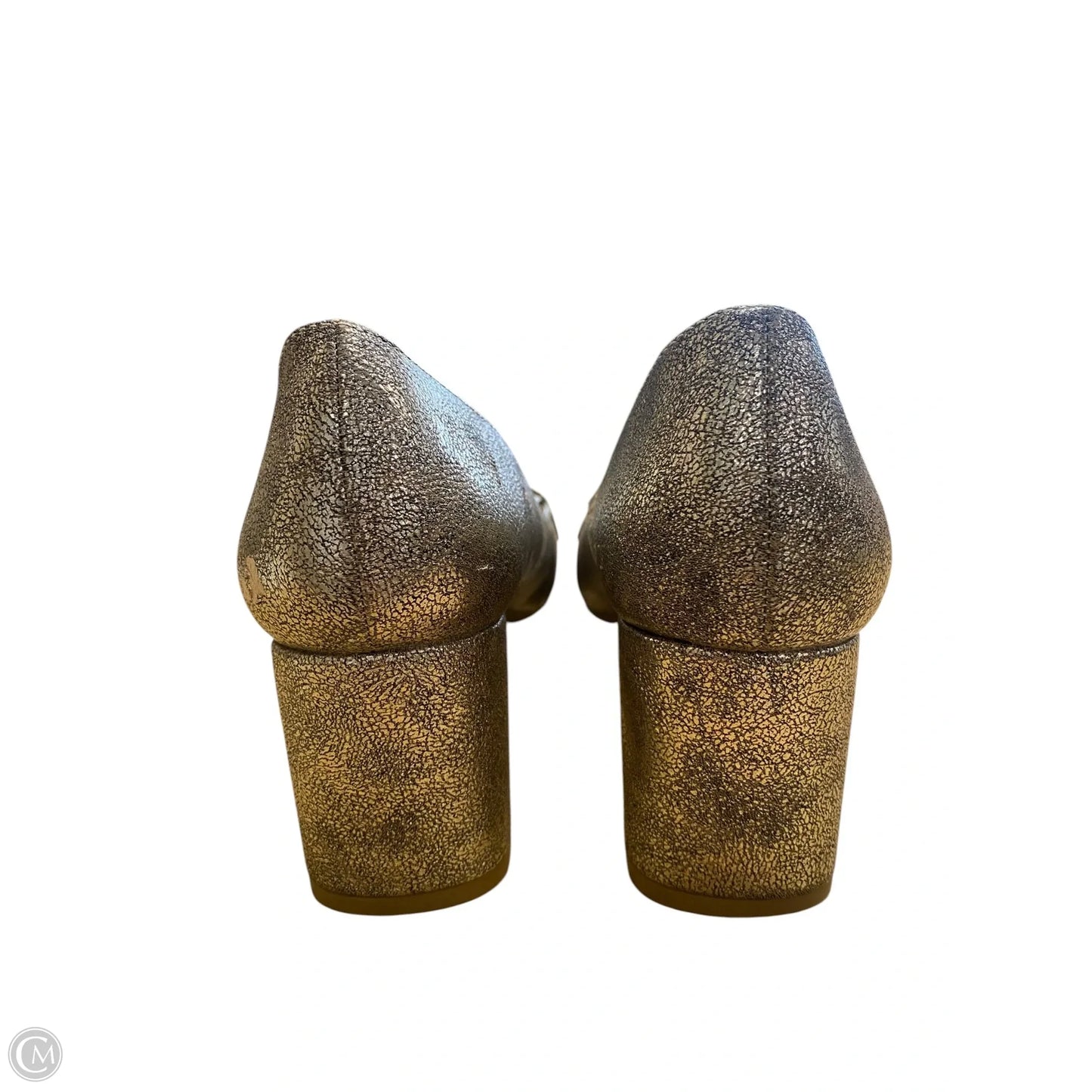 Shoes Heels Block By Cl By Chinese Laundry In Gold, Size: 7.5