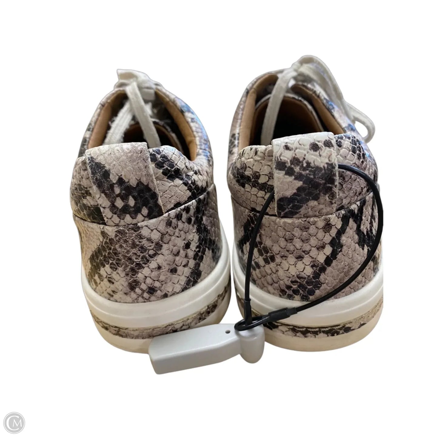 Shoes Flats By Clarks In Snakeskin Print, Size: 8
