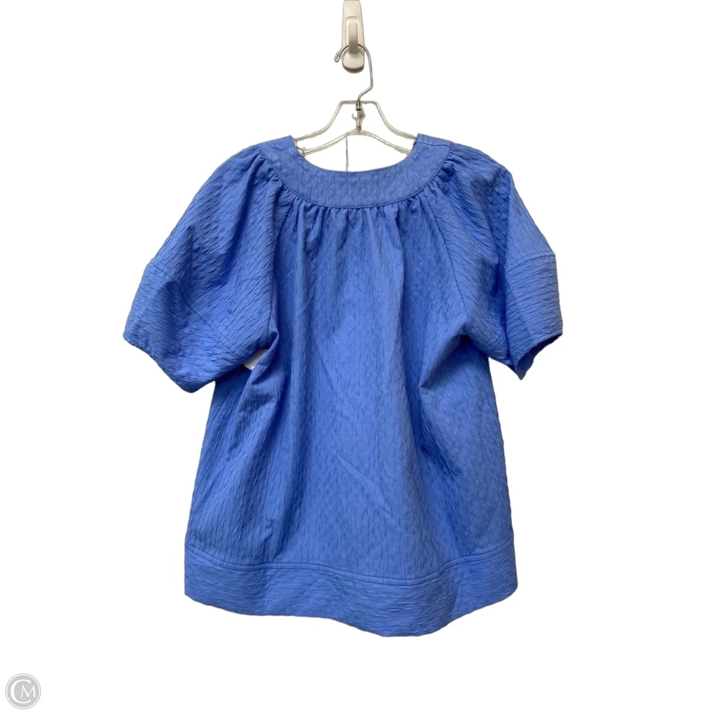 Top Short Sleeve By Entro In Blue, Size: S