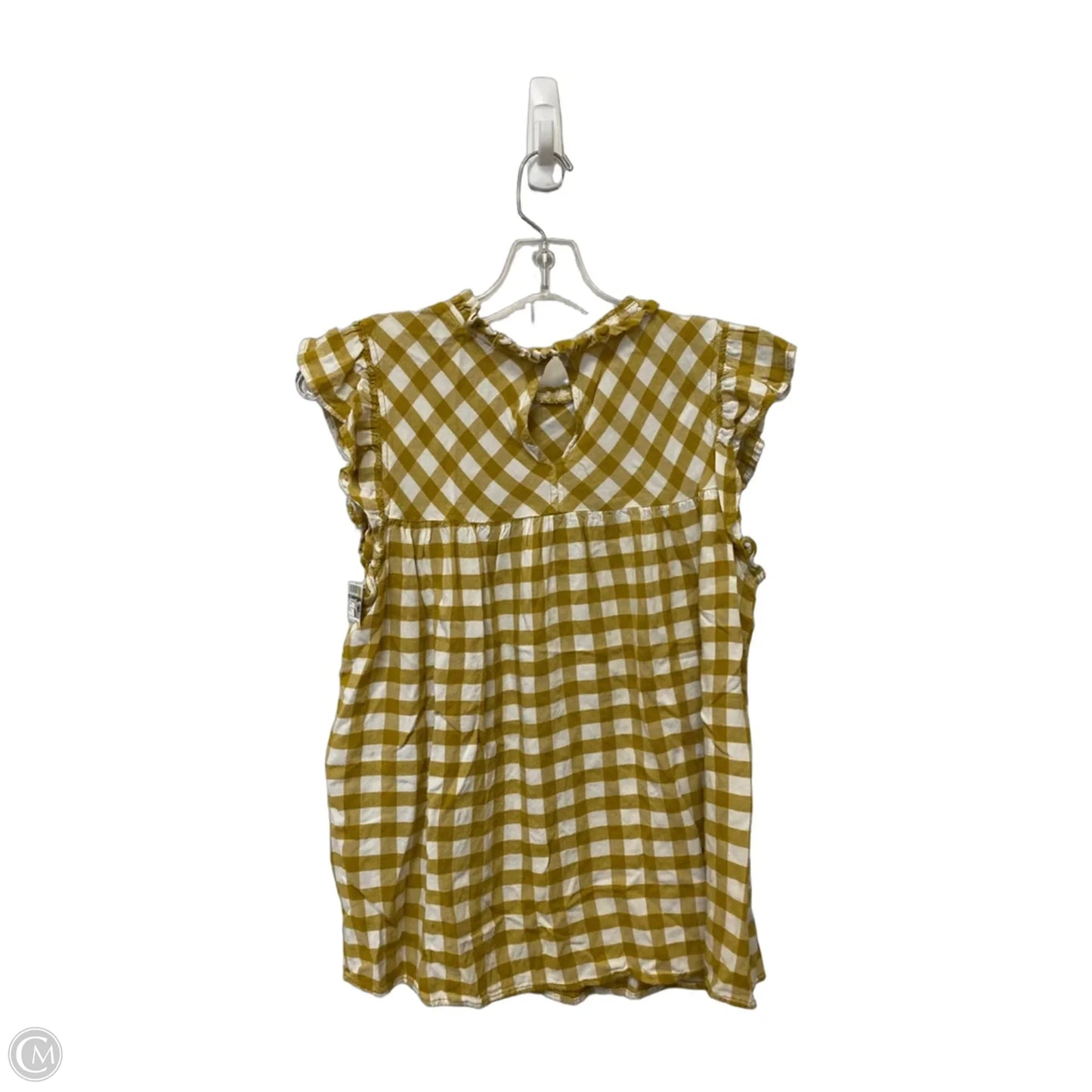 Top Sleeveless By Jodifl In Yellow, Size: S