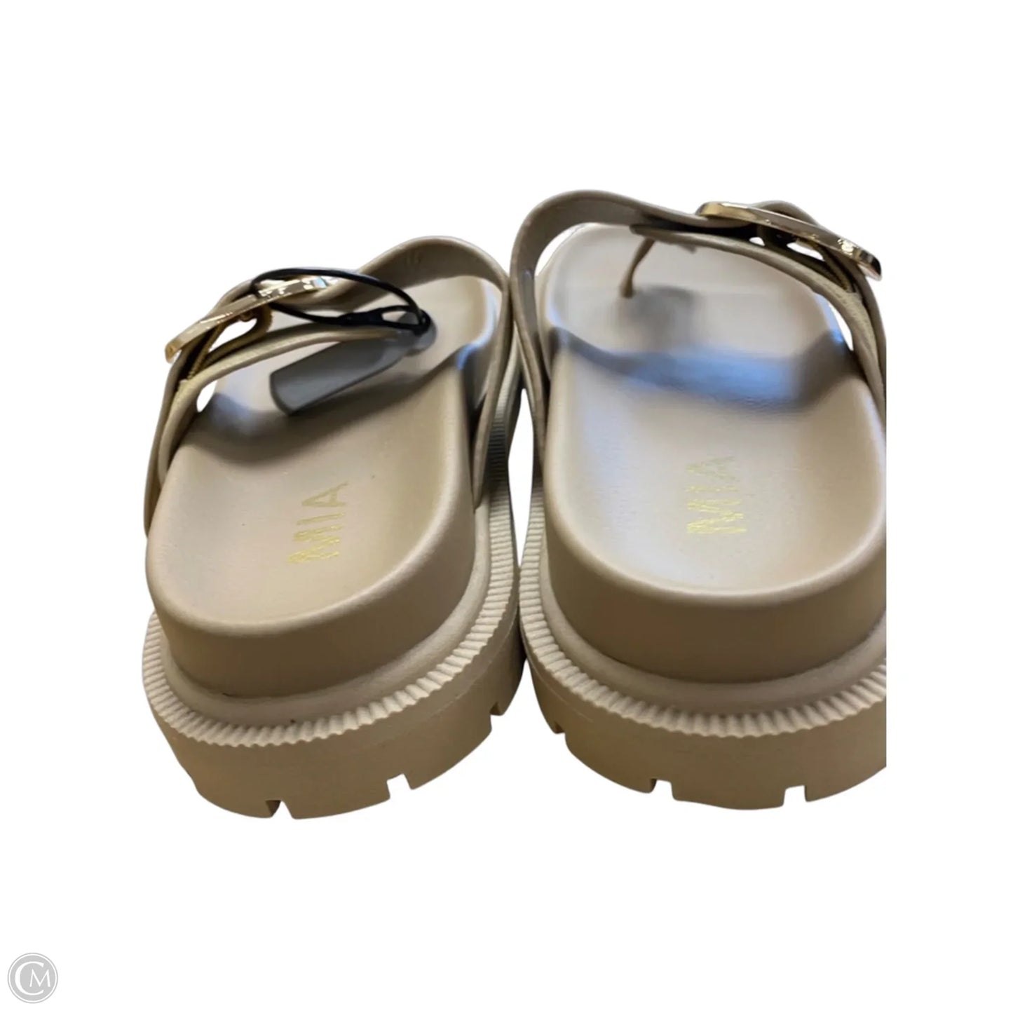 Sandals Flip Flops By Mia In Tan, Size: 6