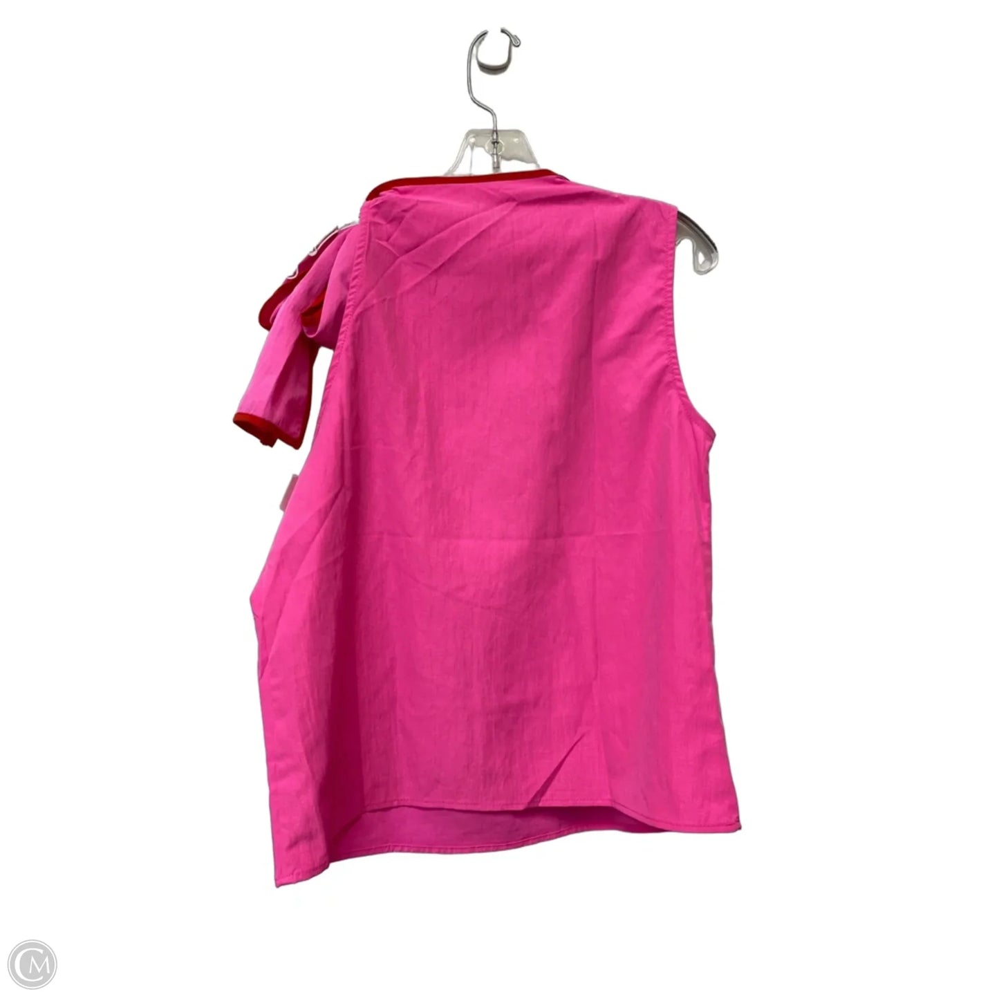 Top Sleeveless By Glam In Pink, Size: L