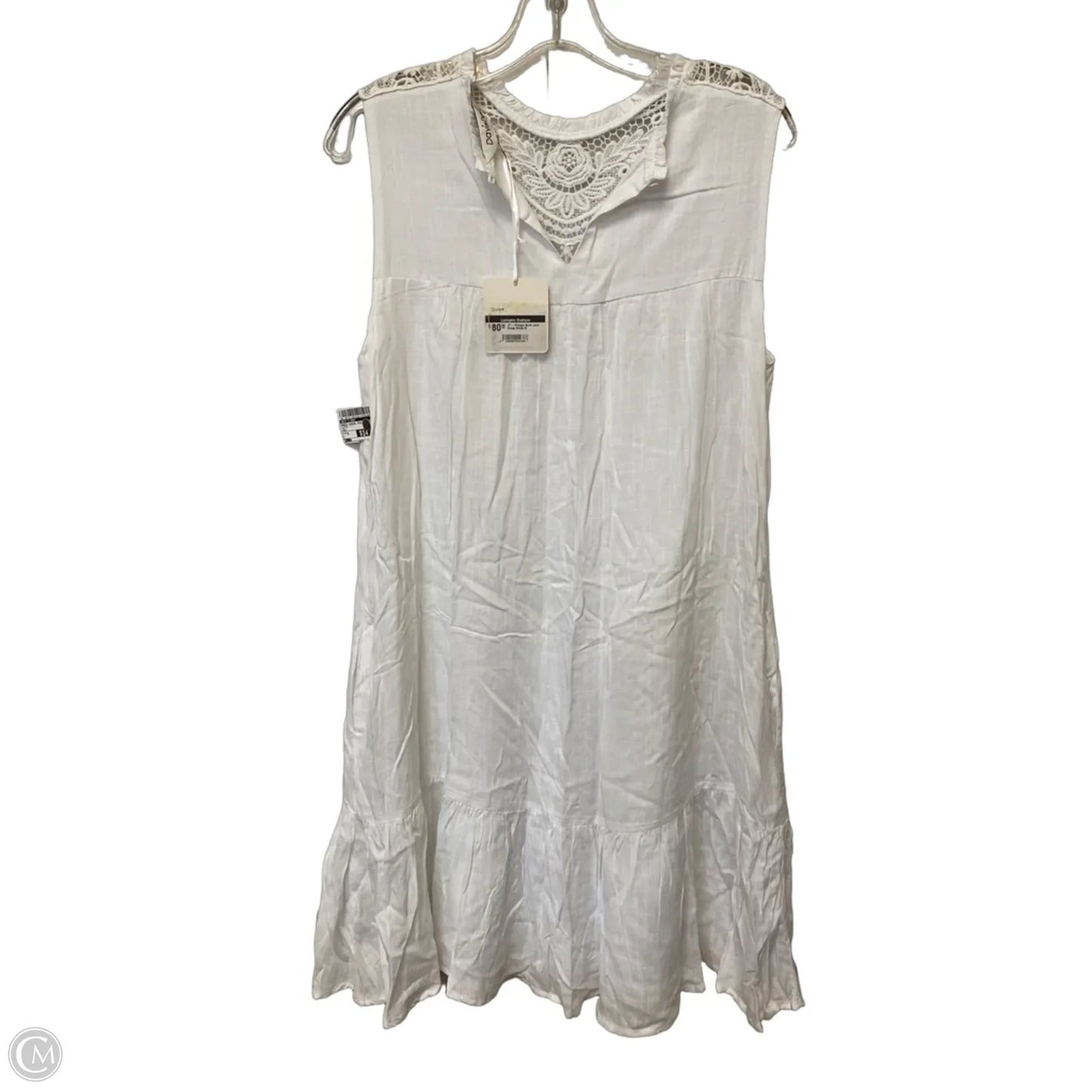 Dress Casual Midi By Davi & Dani In White, Size: M