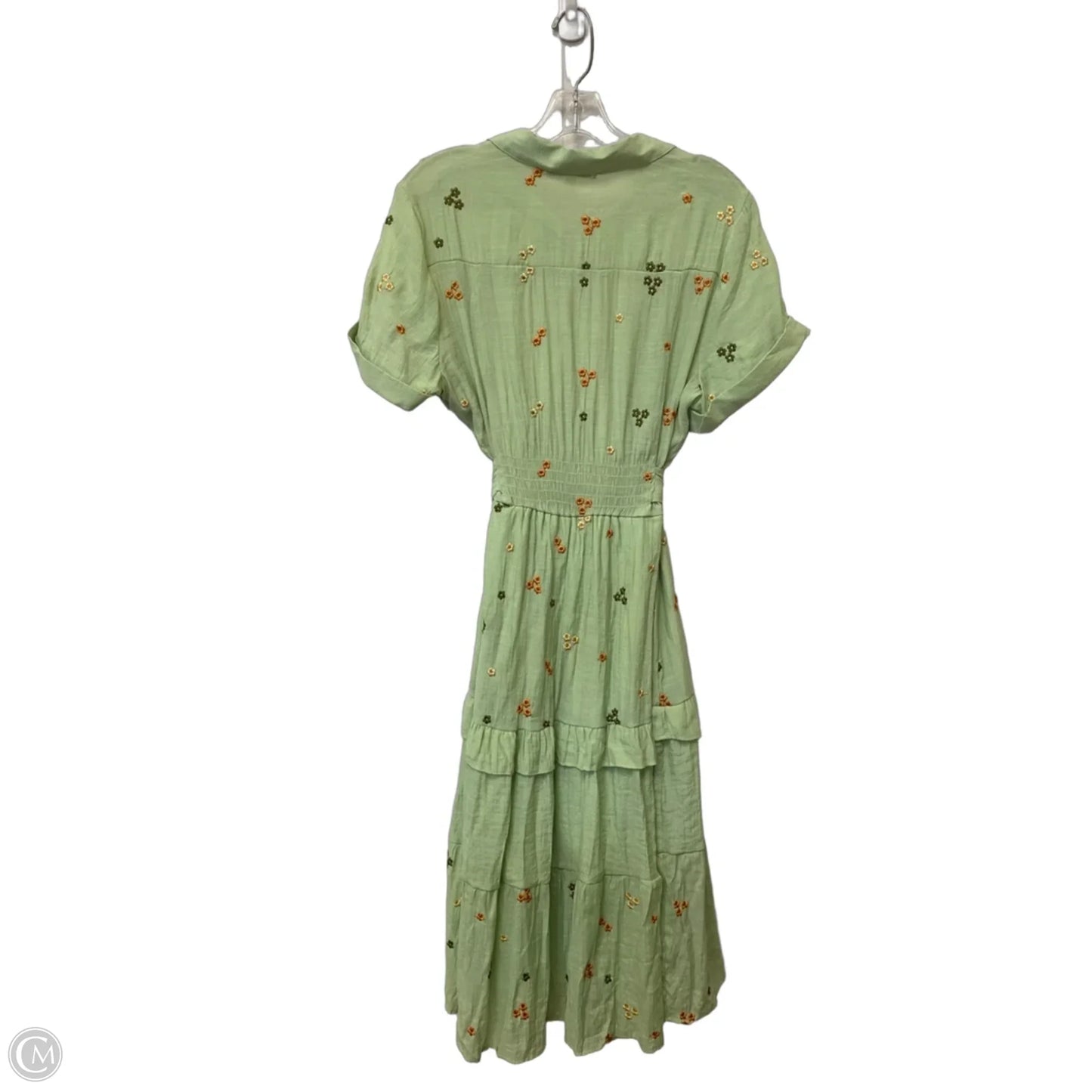 Dress Casual Maxi By Figuero & Flower In Green, Size: L