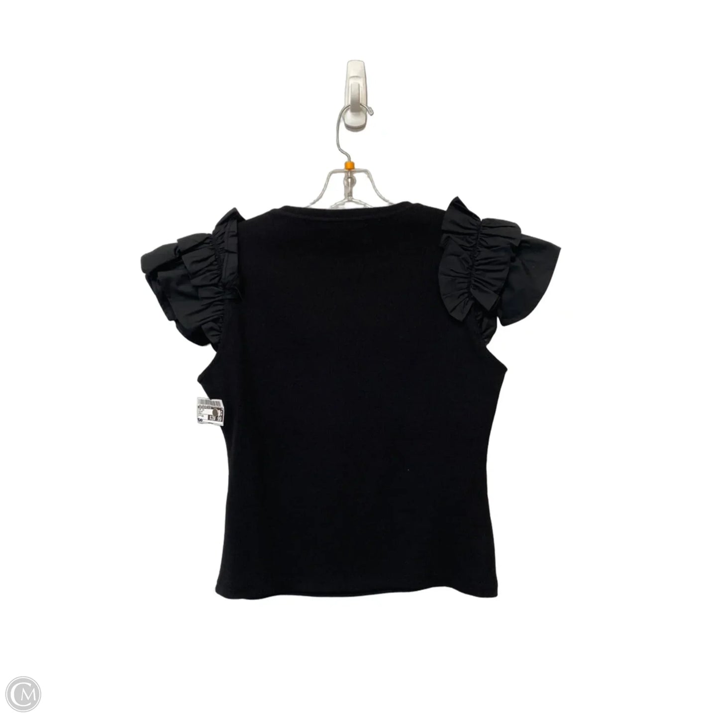Top Short Sleeve By Anthropologie In Black, Size: Xs