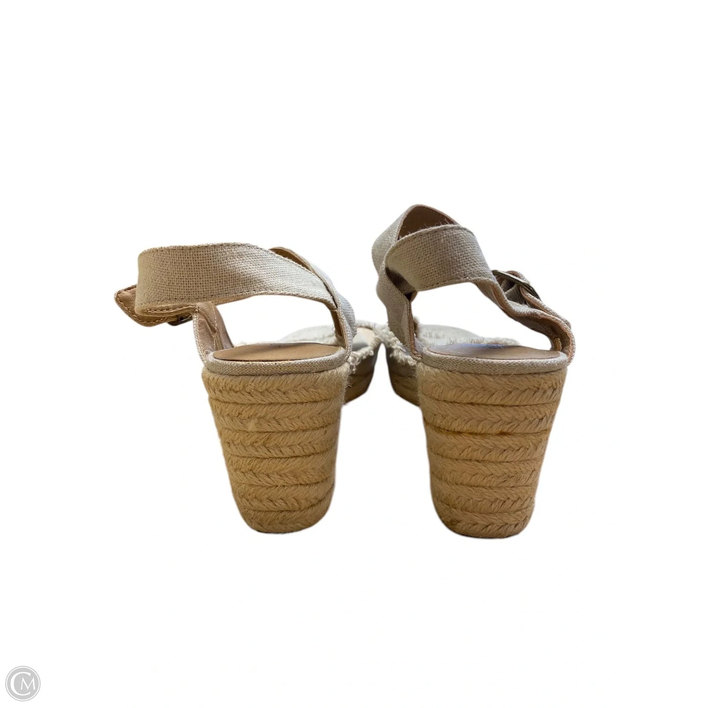 Shoes Heels Wedge By Lucky Brand In Tan, Size: 8